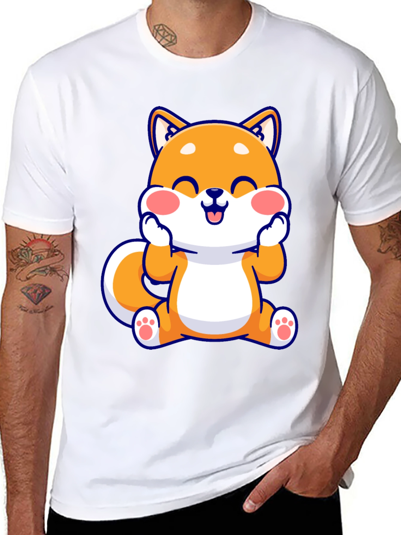 Cute Shiba Inu Graphic Tee