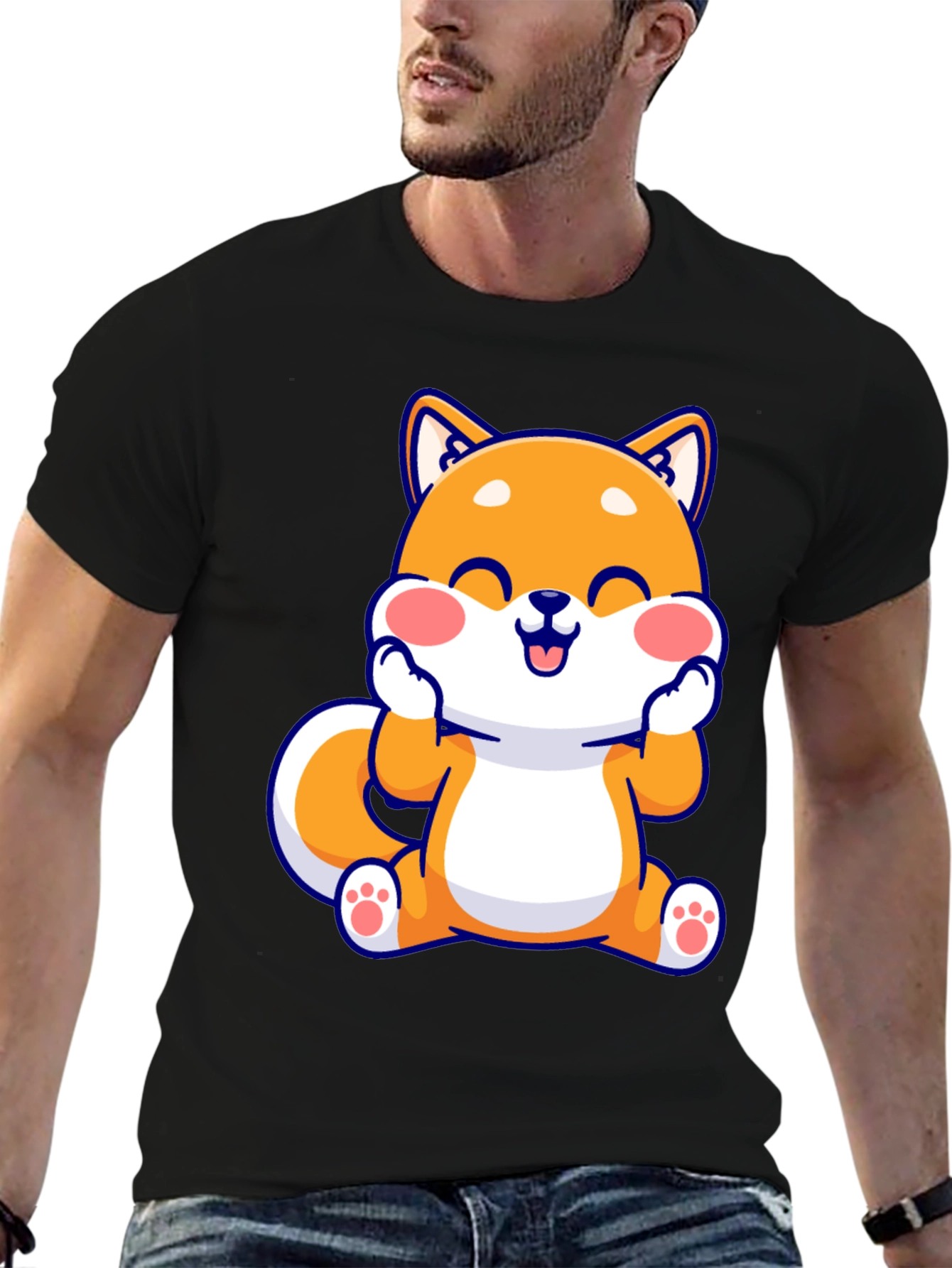 Cute Shiba Inu Graphic Tee