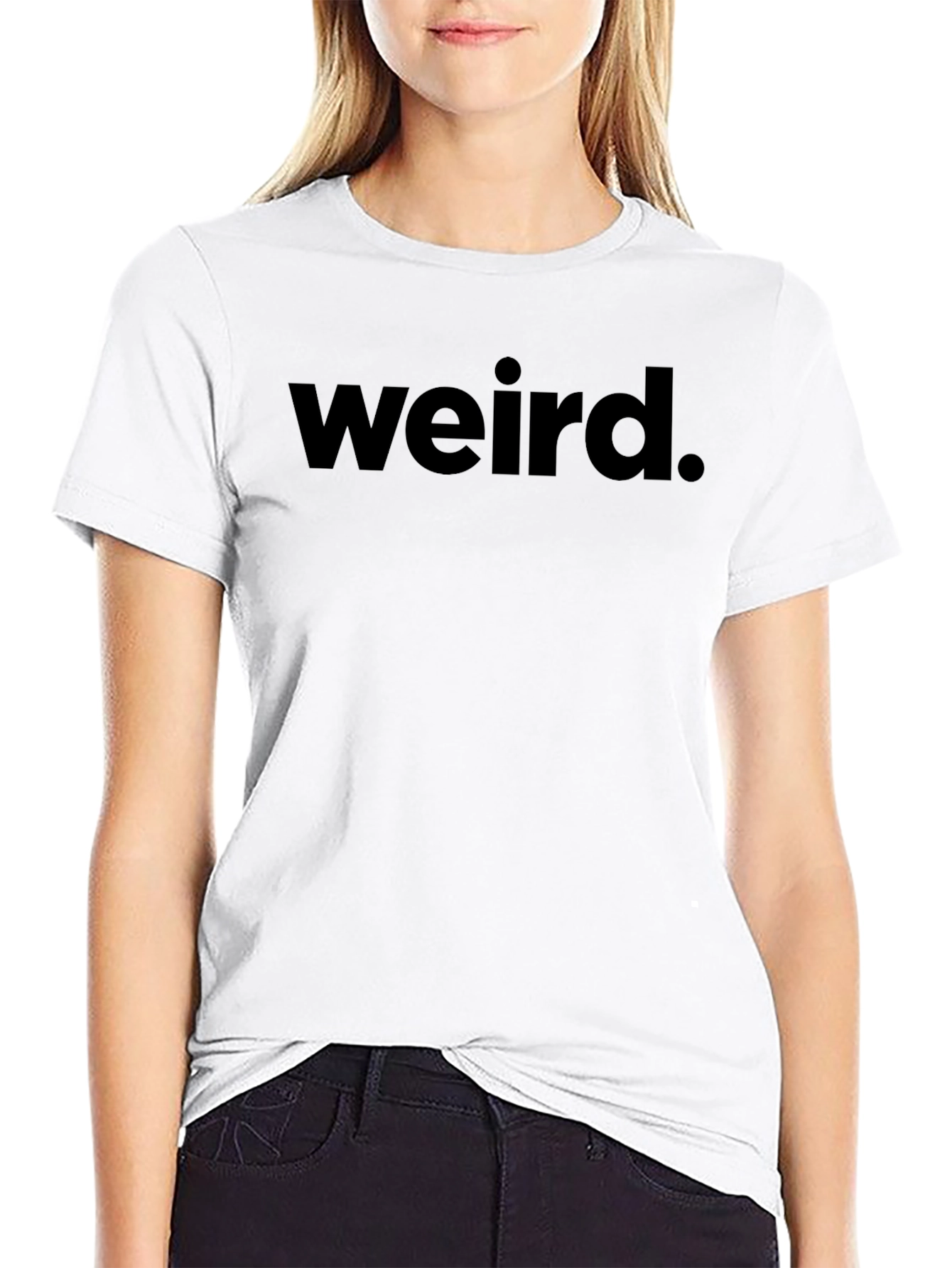 Weird. Graphic T-Shirt - Black