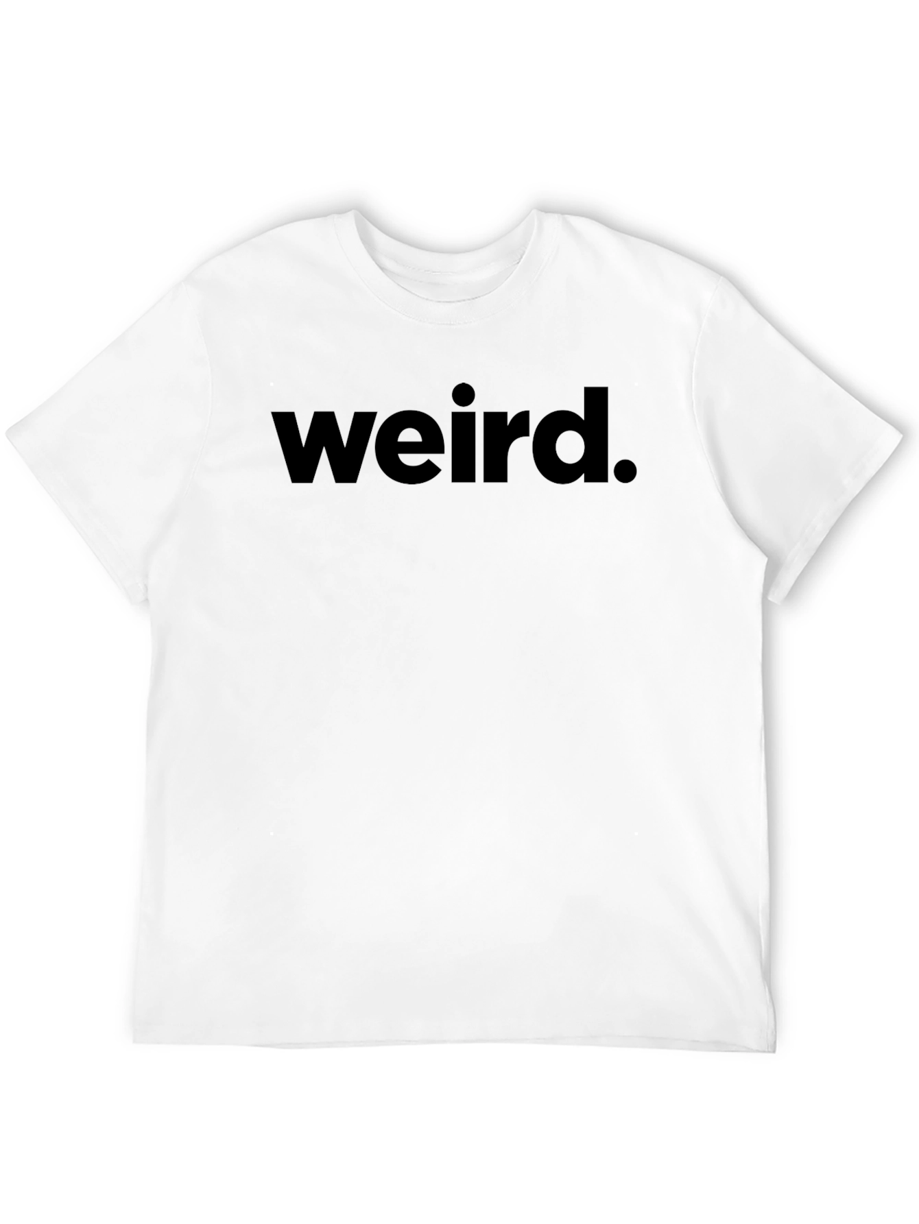 Weird. Graphic T-Shirt - Black