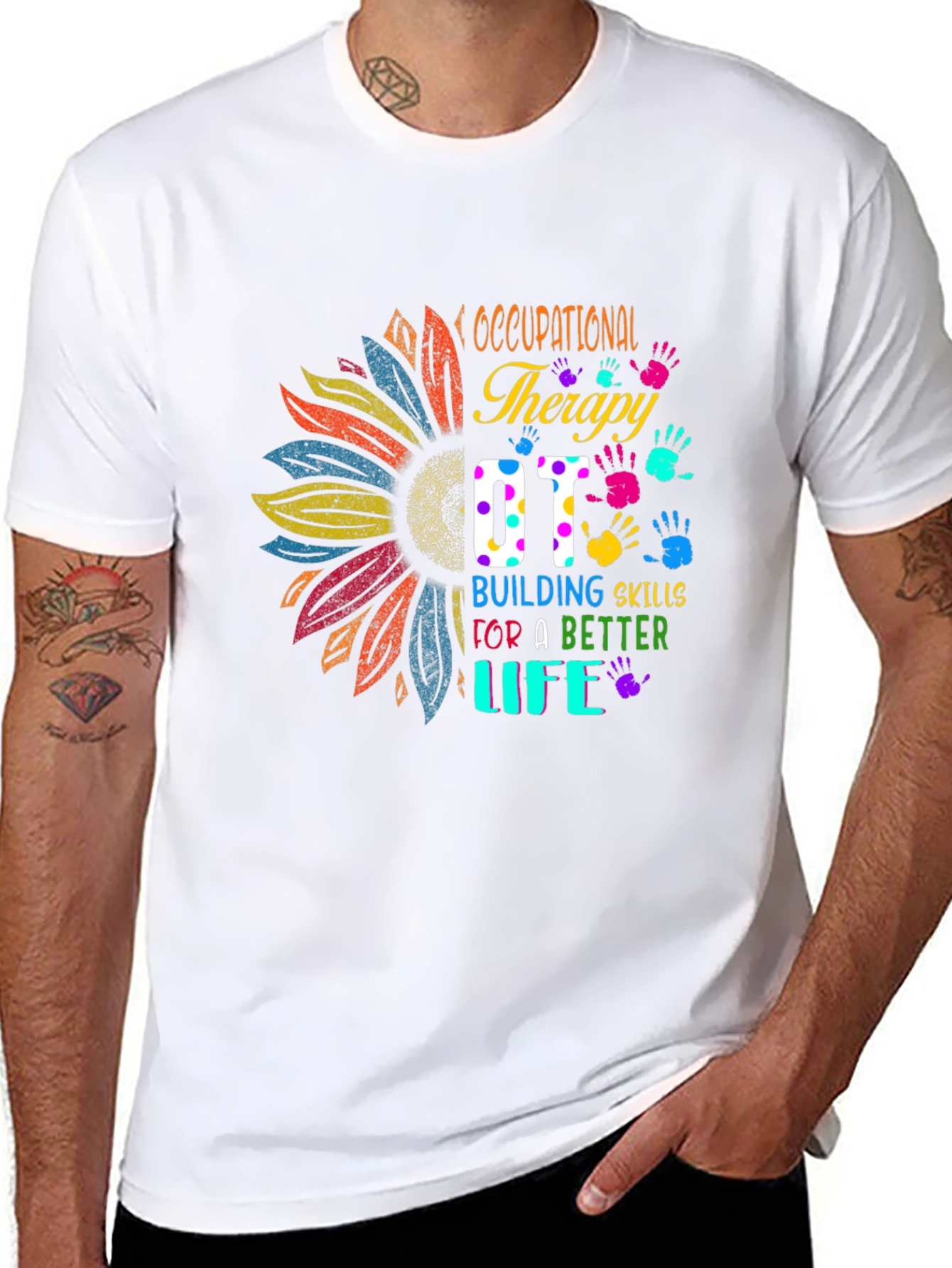Occupational Therapy Sunflower Graphic Tee