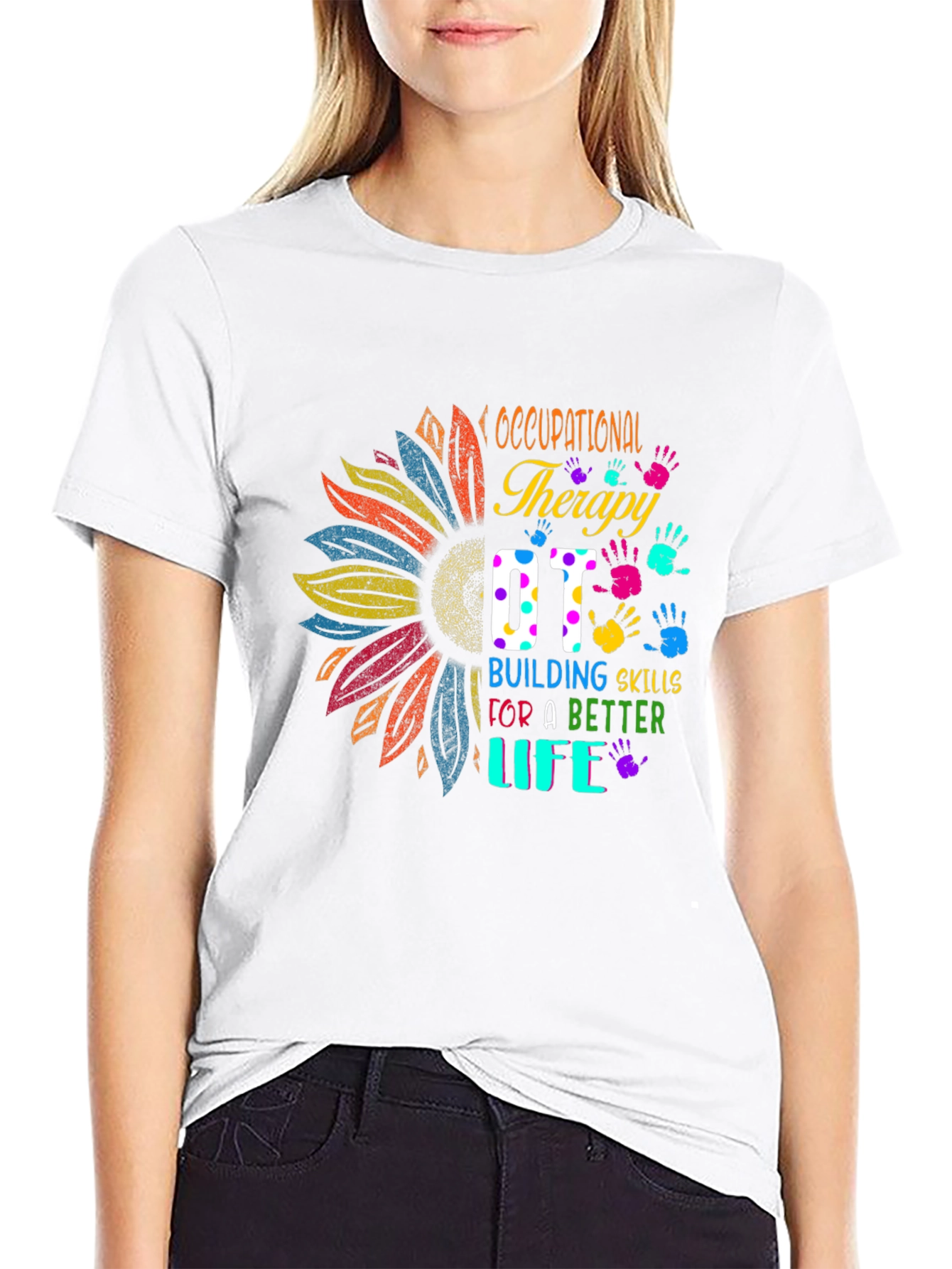 Occupational Therapy Sunflower Graphic Tee
