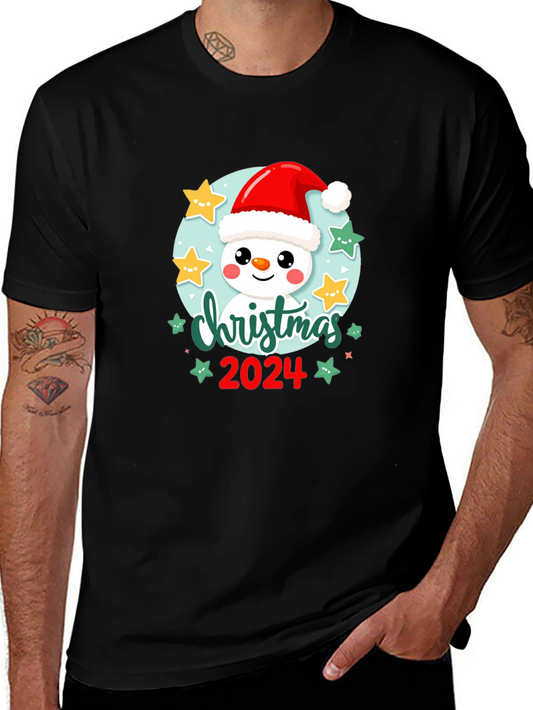 Christmas 2024 Snowman T-Shirt