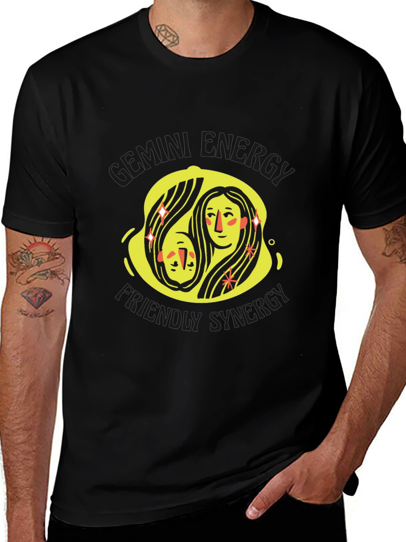 Synergy Graphic Black T-Shirt