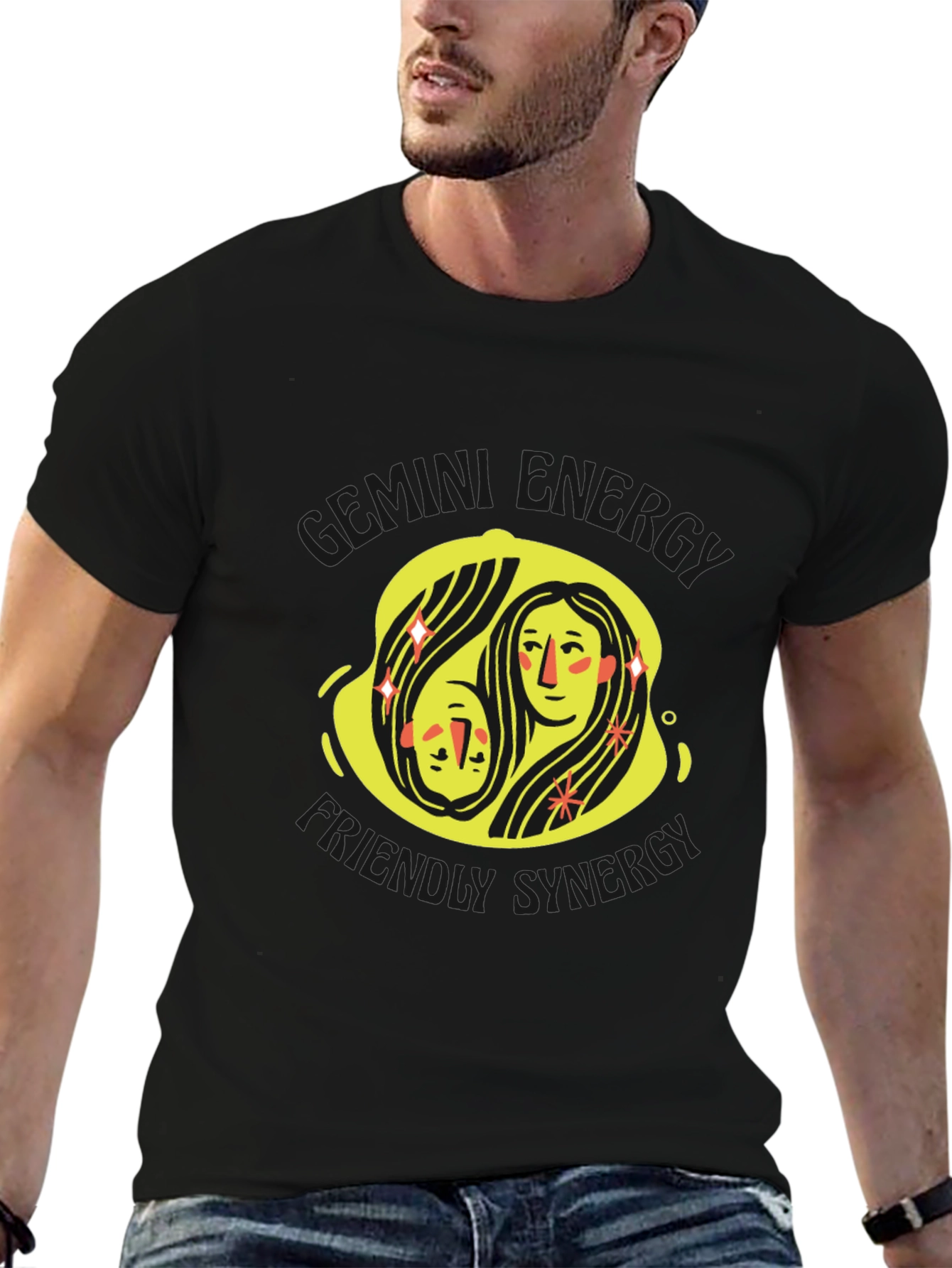 Synergy Graphic Black T-Shirt