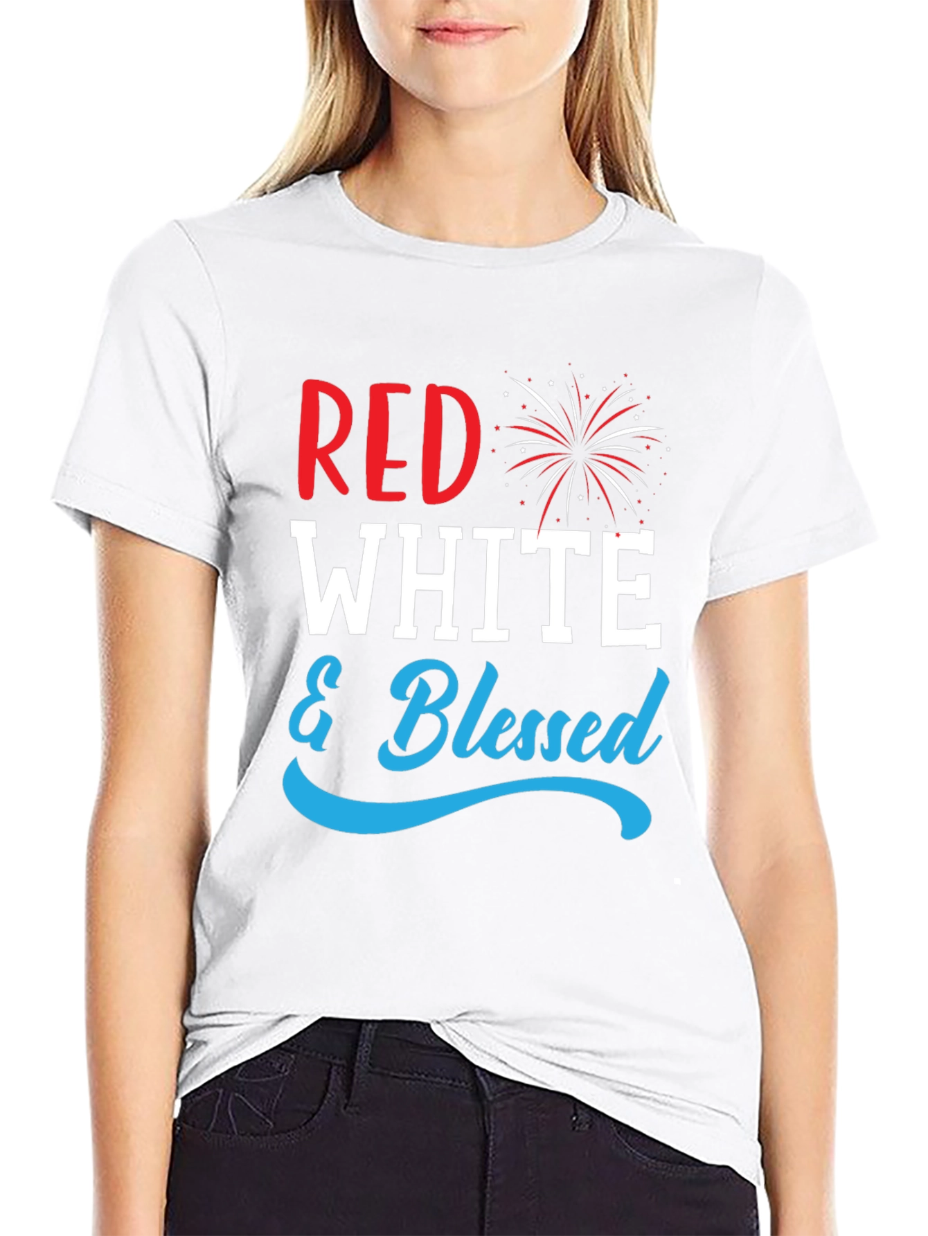 Red White and Blessed Patriotic T-Shirt