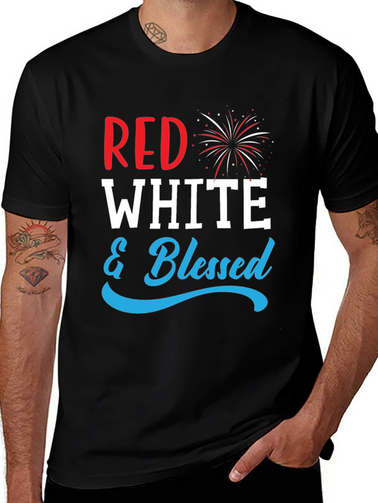 Red White and Blessed Patriotic T-Shirt