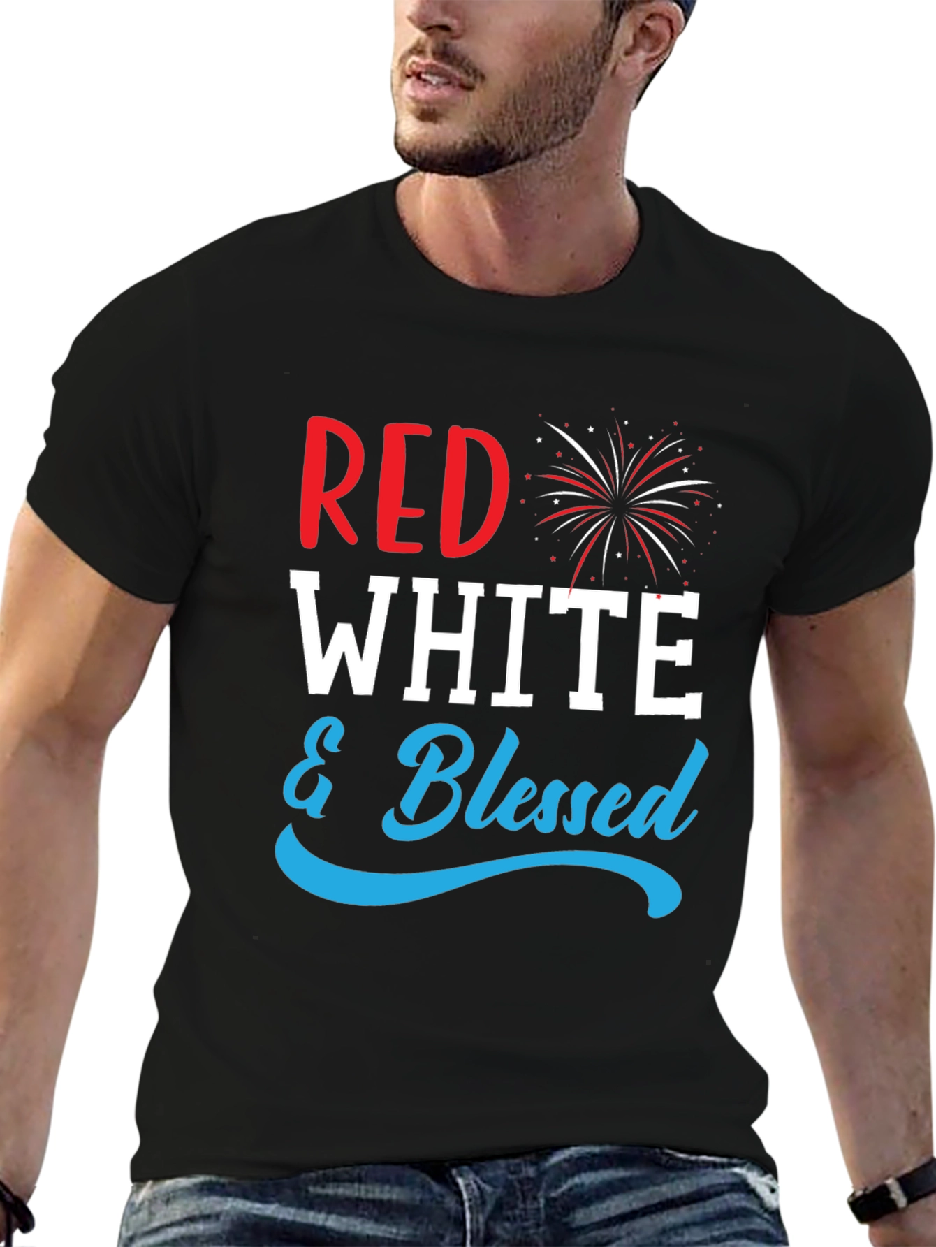 Red White and Blessed Patriotic T-Shirt