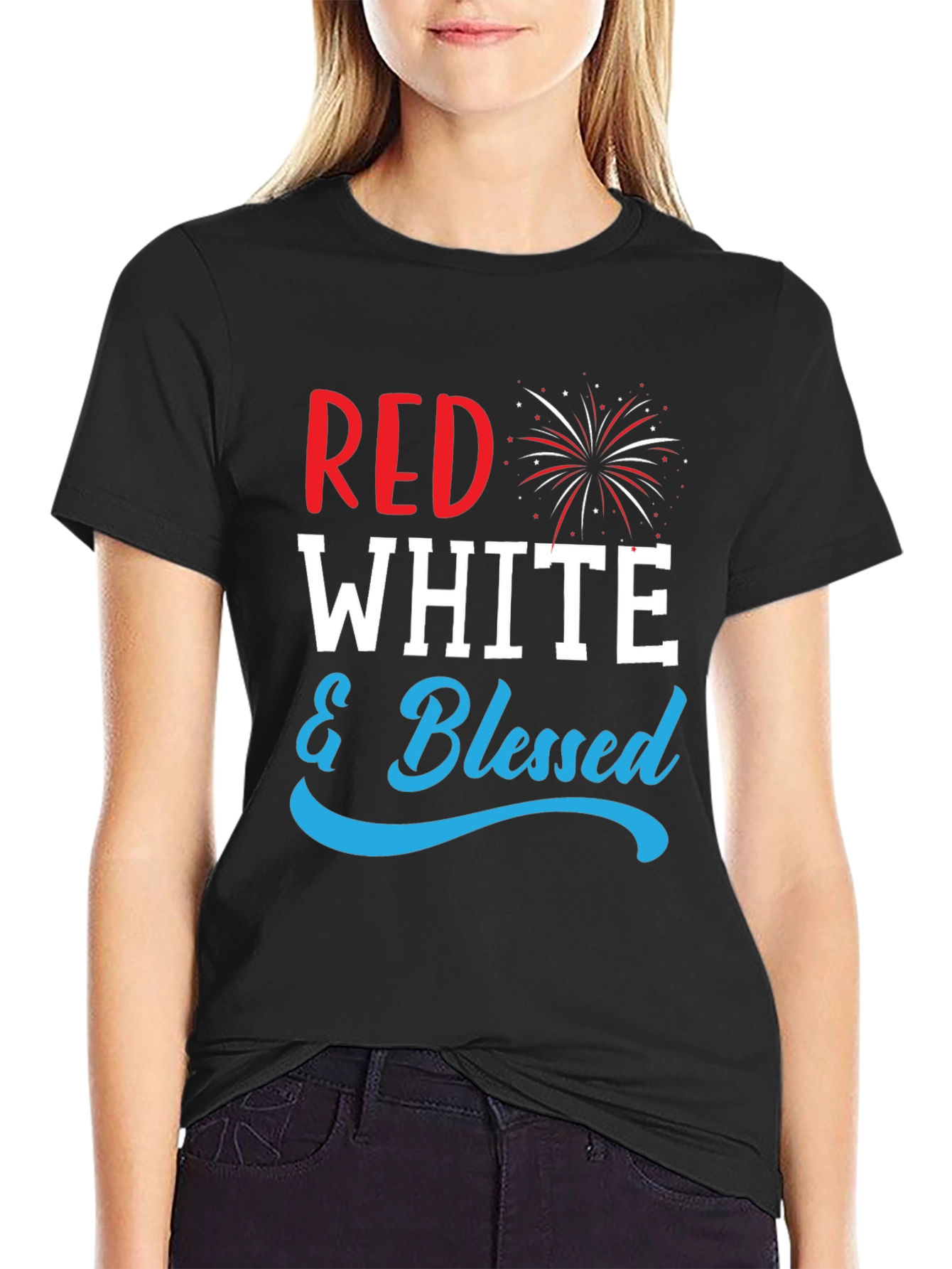 Red White and Blessed Patriotic T-Shirt