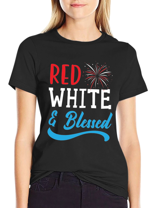 Red White and Blessed Patriotic T-Shirt