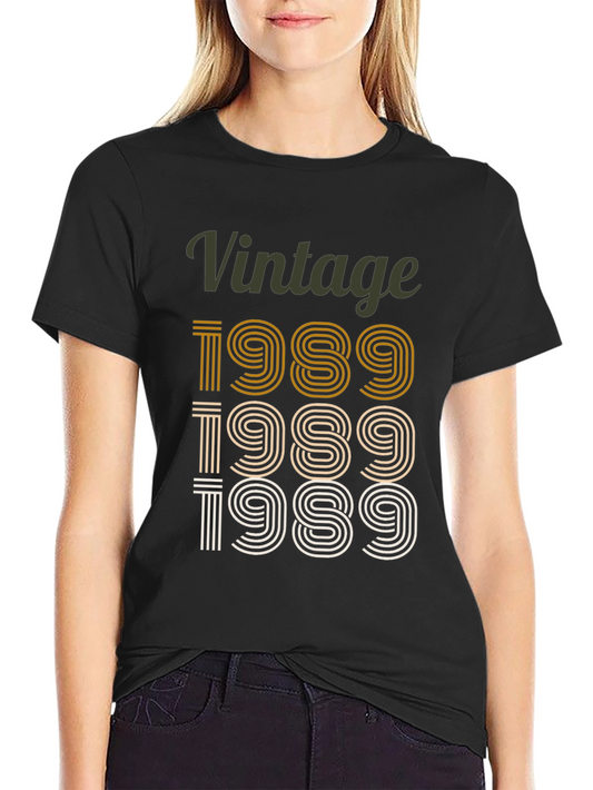 Vintage 1989 Graphic Tee - Birthday Gift T-Shirt