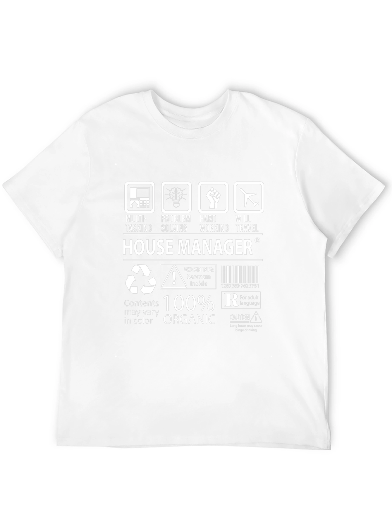House Manager Organic Cotton T-Shirt