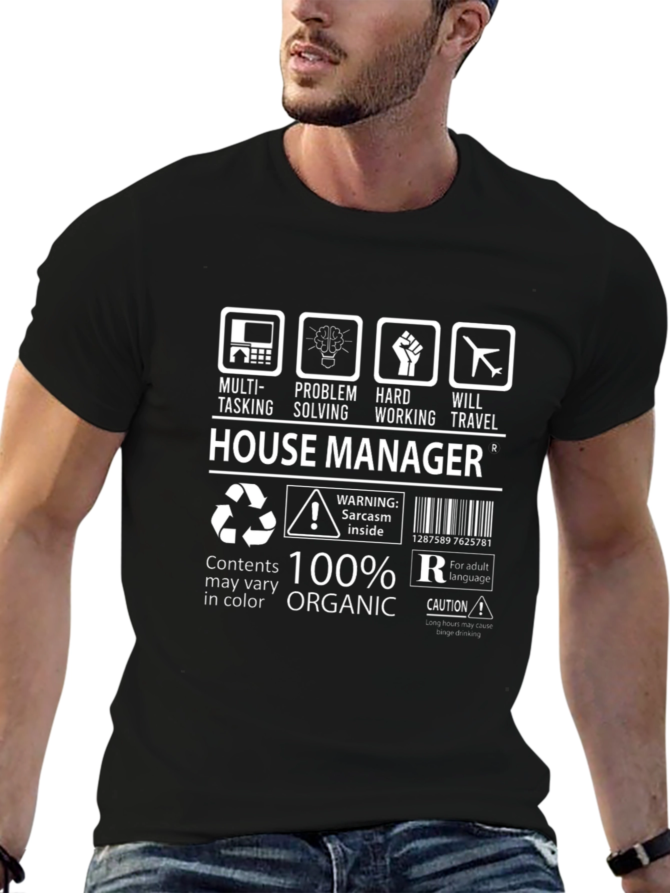 House Manager Organic Cotton T-Shirt