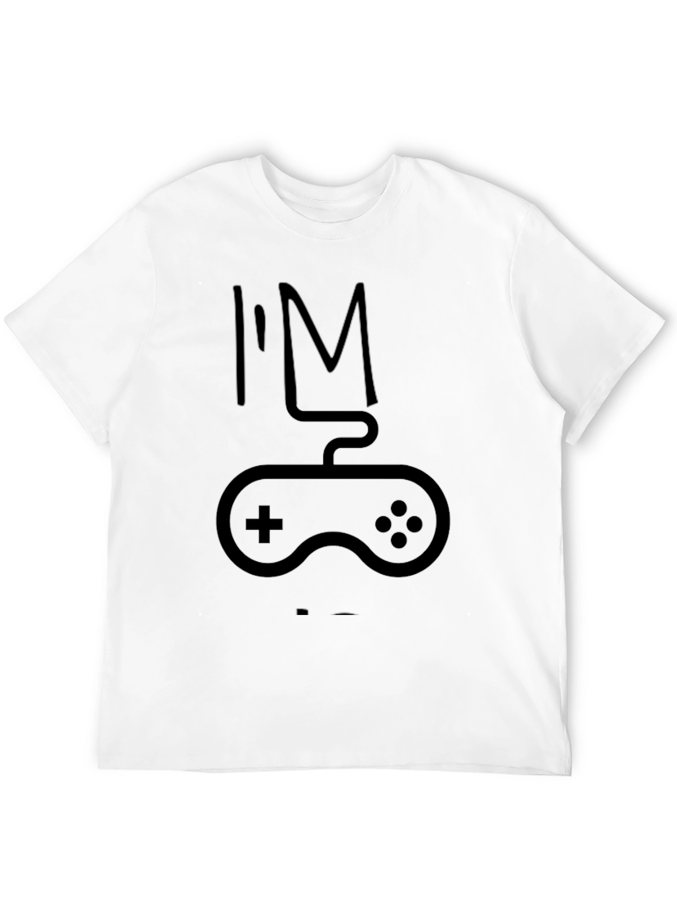 Im a Gamer T-Shirt - Black Cotton Tee