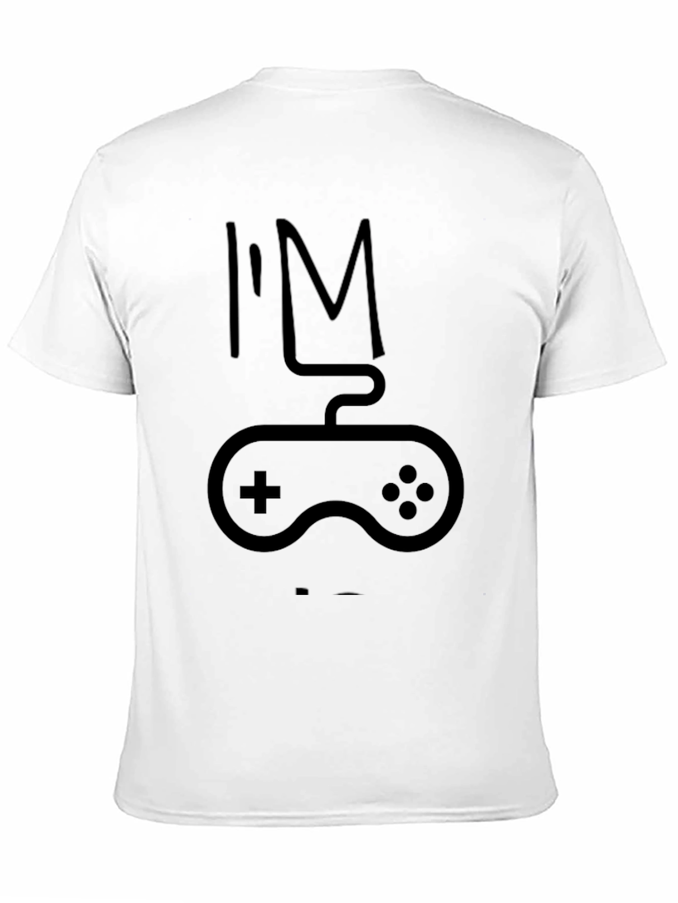 Im a Gamer T-Shirt - Black Cotton Tee