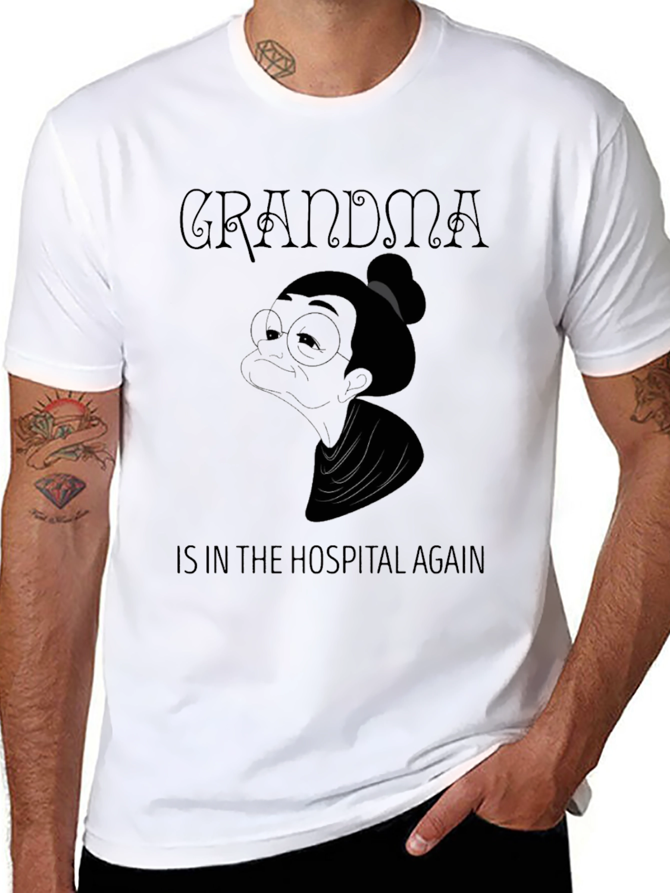 Grandma in the Hospital Again T-Shirt