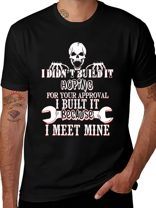 Humorous I Meet Mine Graphic Tee