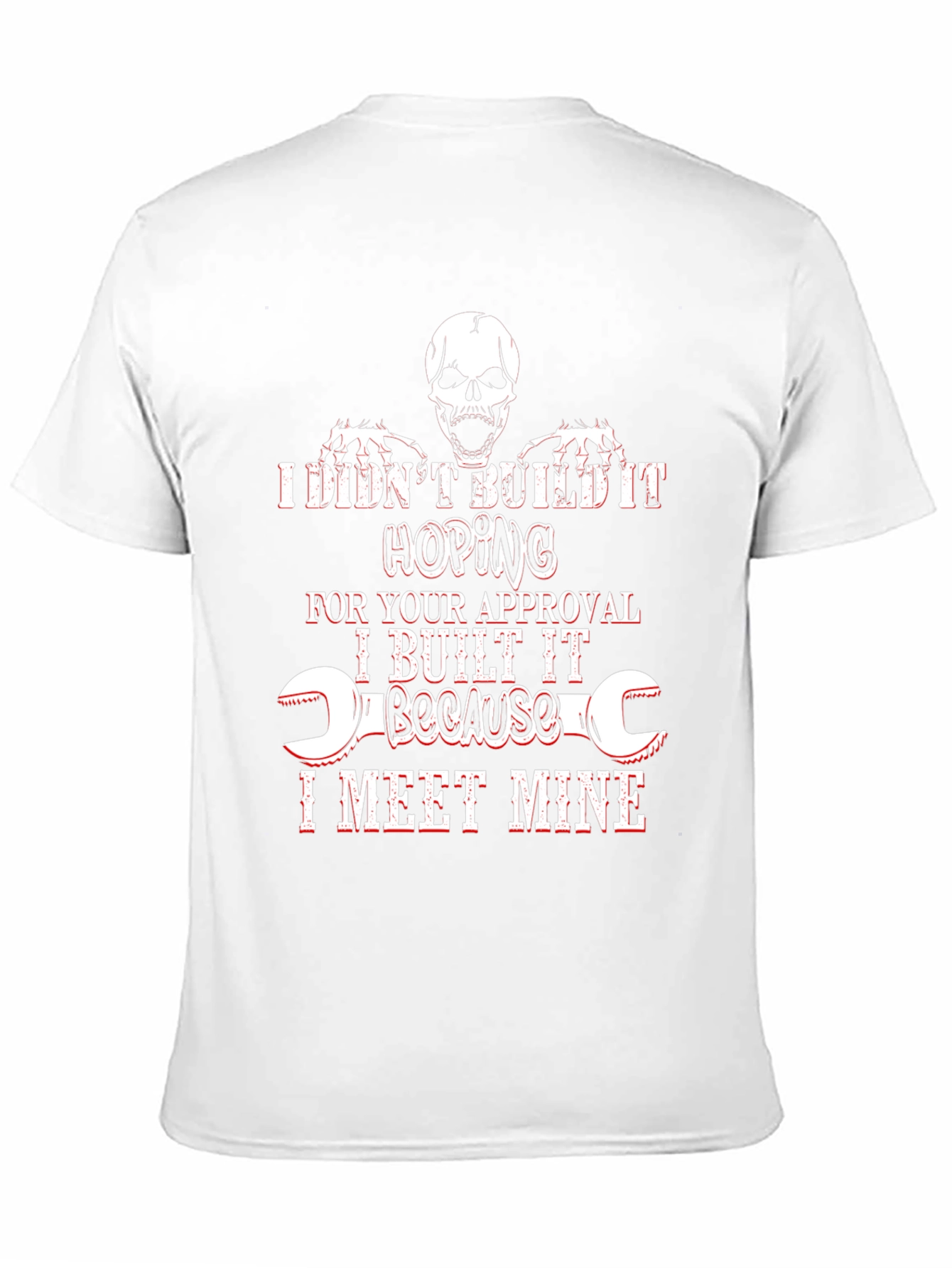 Humorous I Meet Mine Graphic Tee