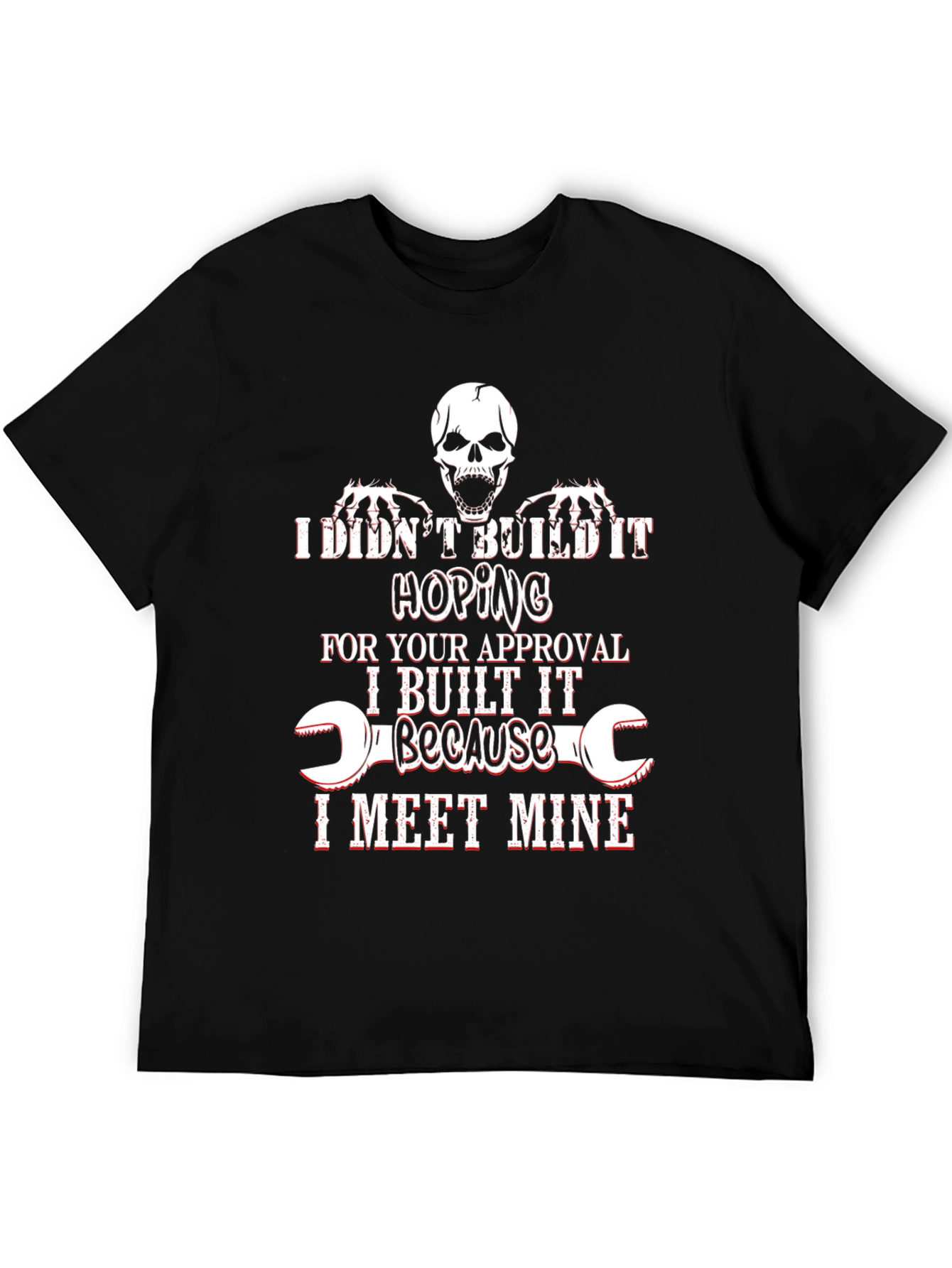 Humorous I Meet Mine Graphic Tee