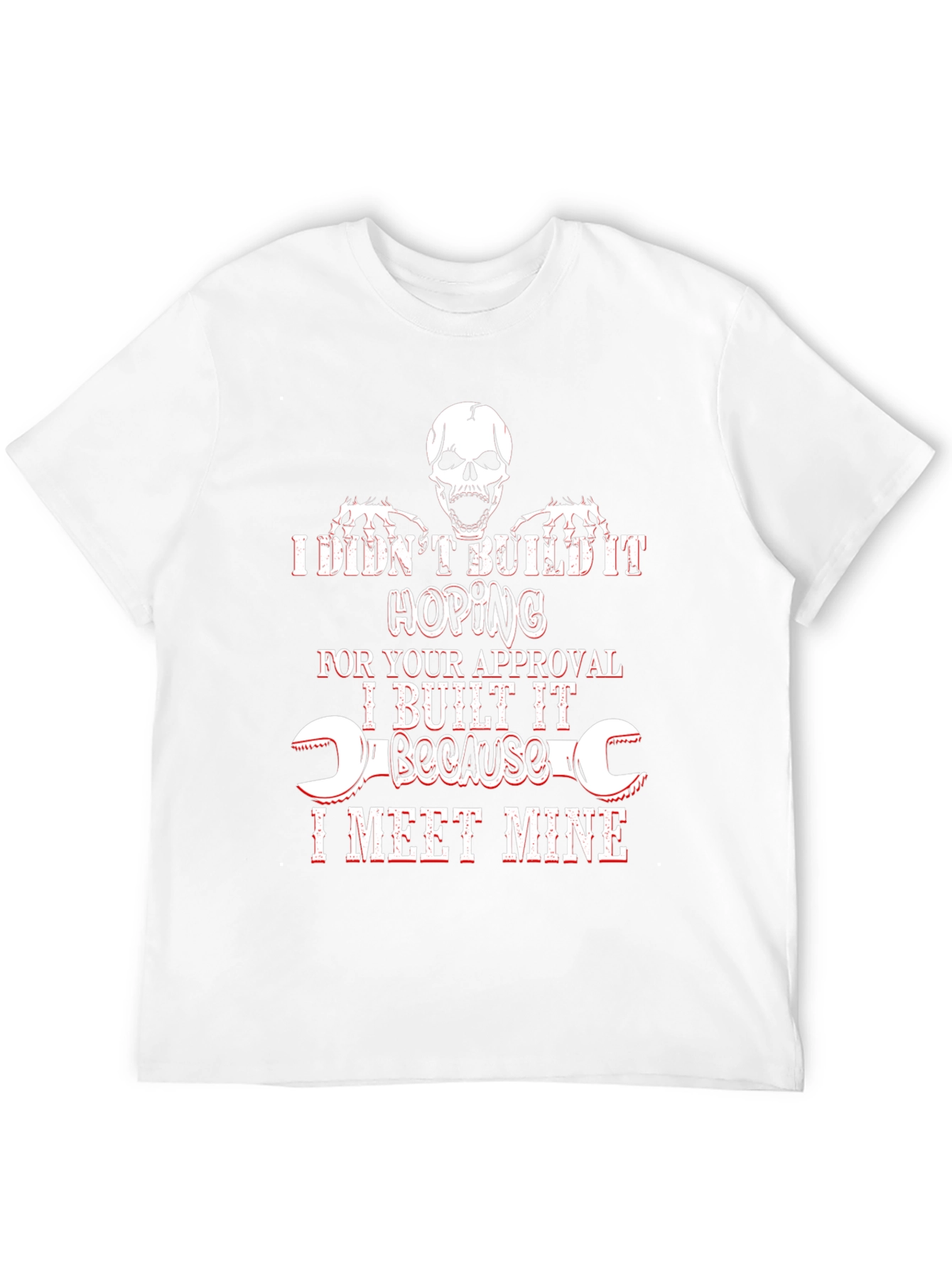 Humorous I Meet Mine Graphic Tee