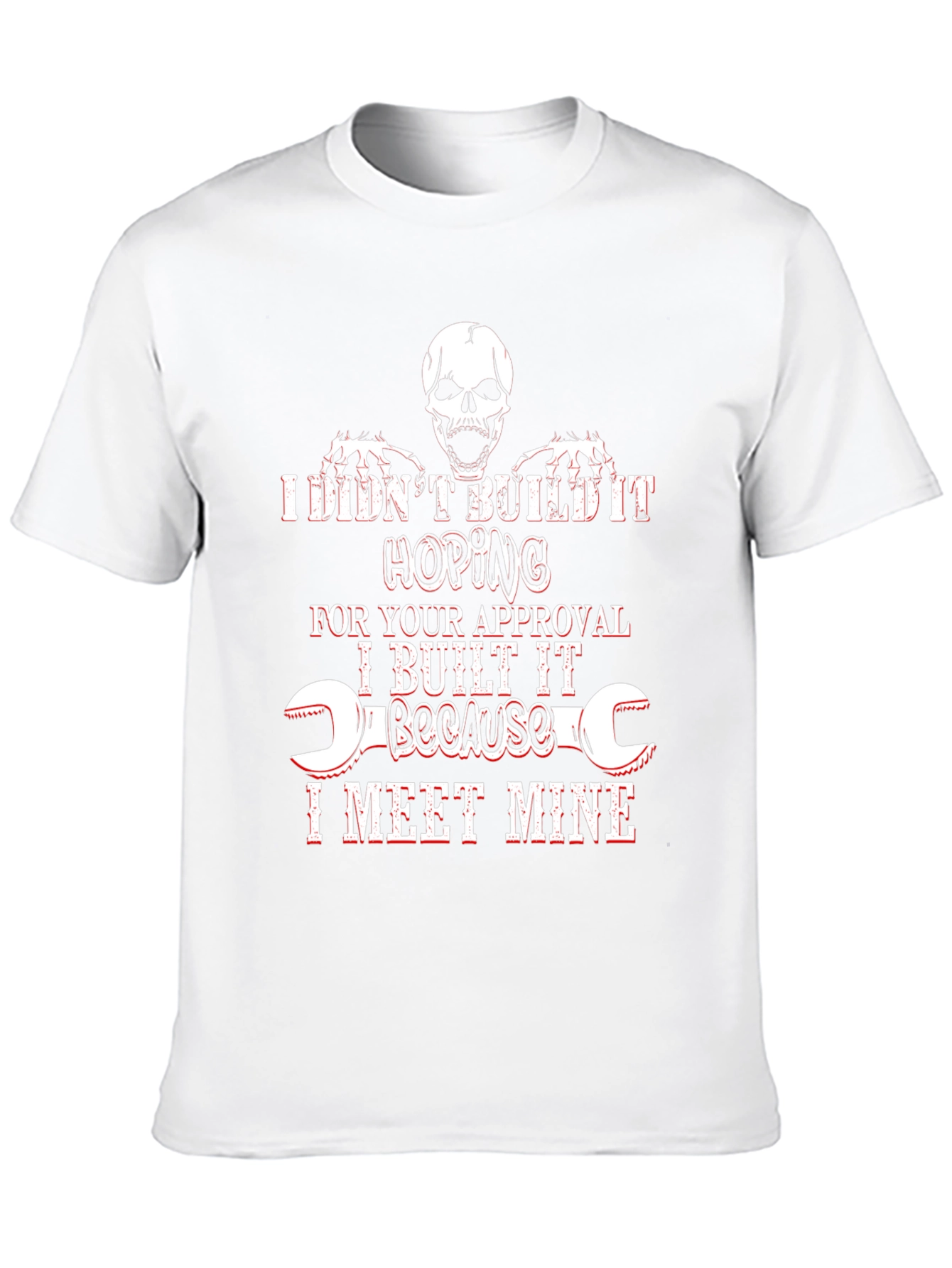 Humorous I Meet Mine Graphic Tee