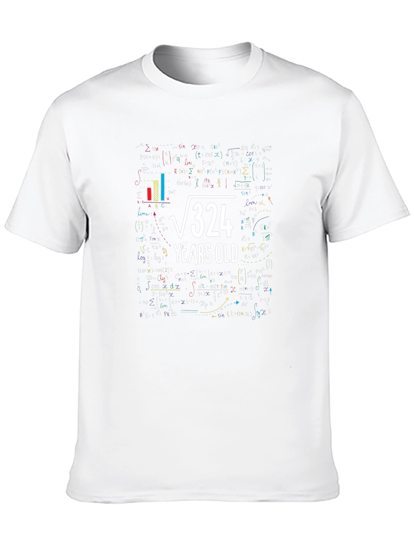 Math Formula Birthday T-Shirt - 18 Years Old