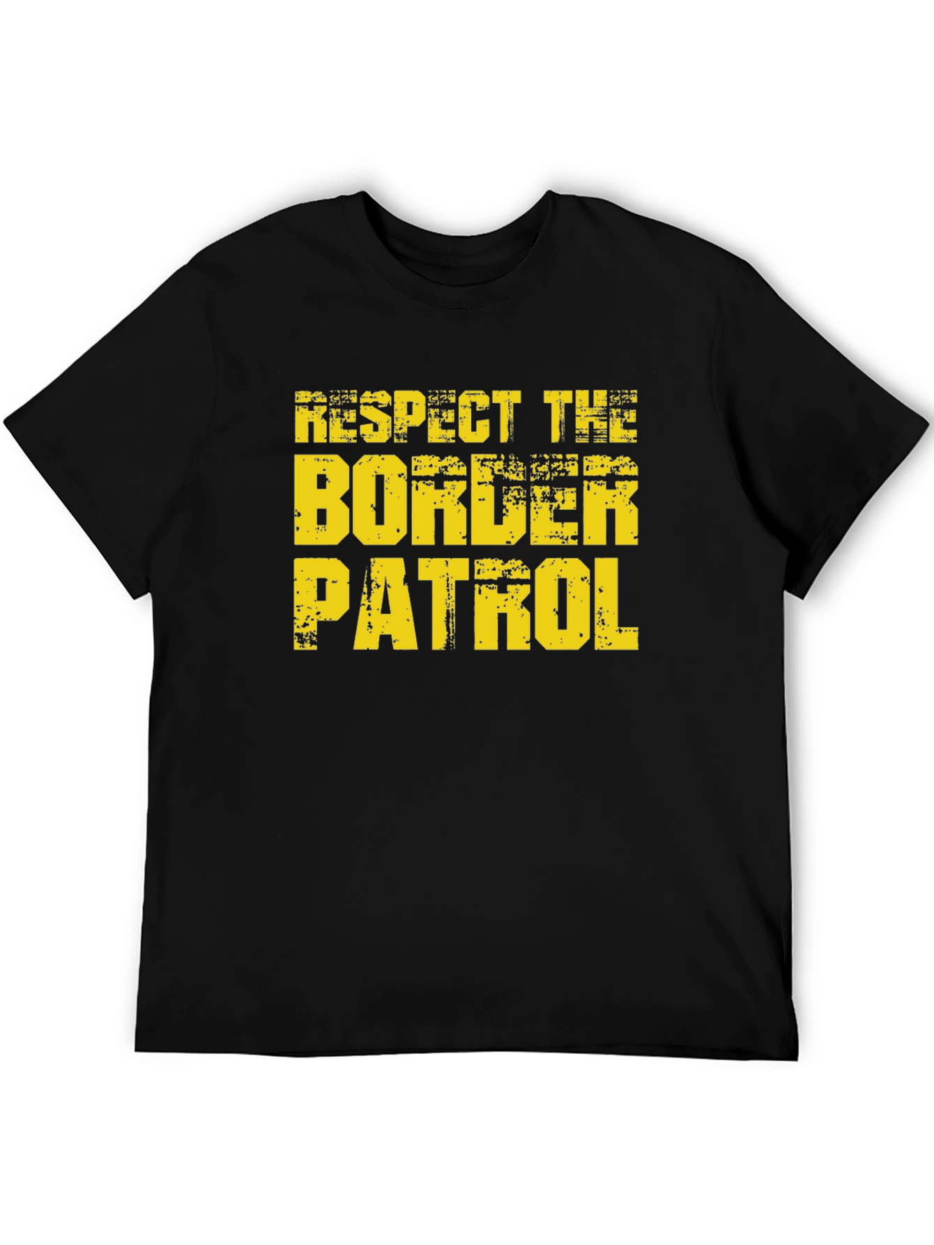 Respect Border Patrol Graphic Tee - Black