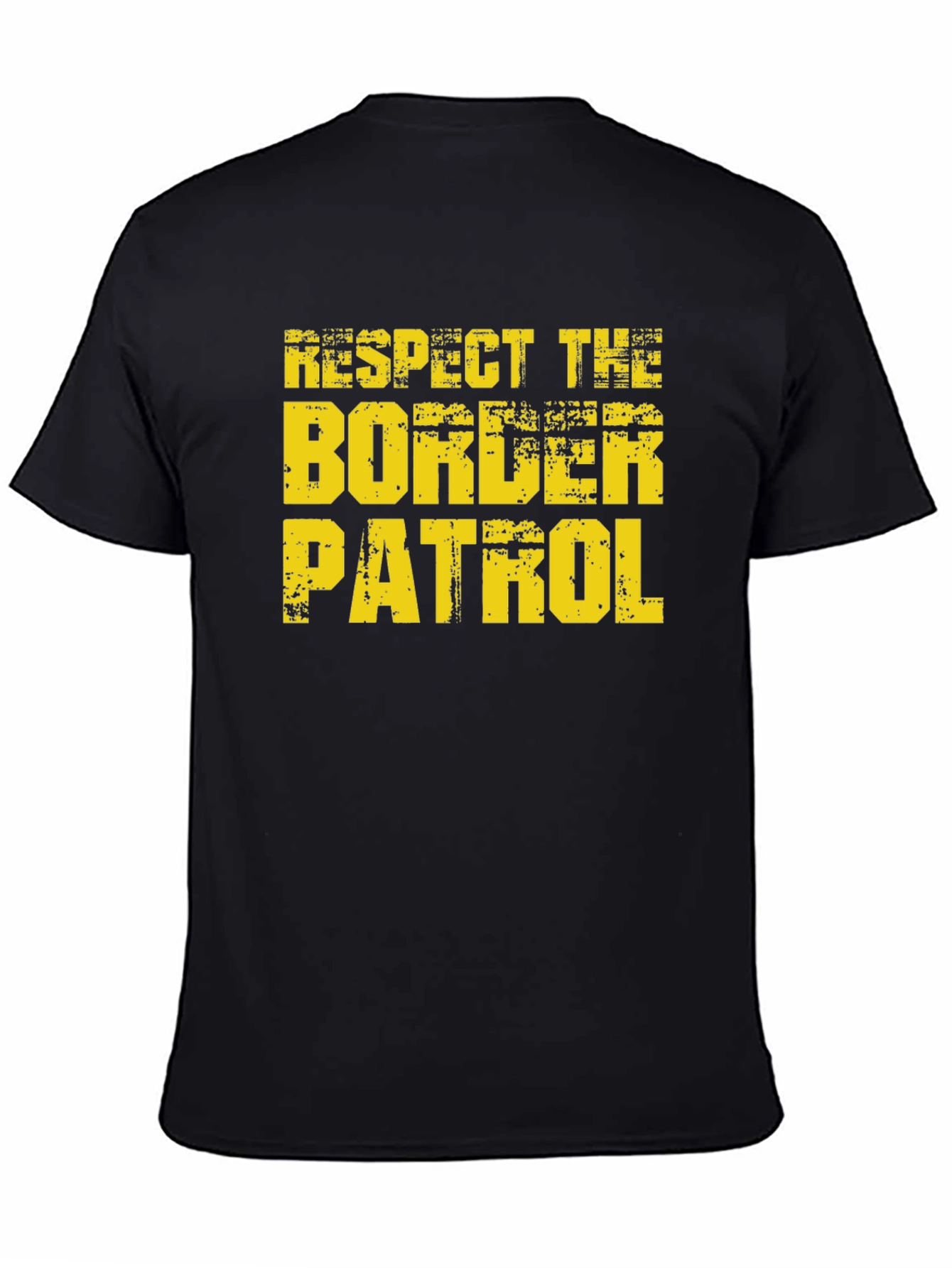 Respect Border Patrol Graphic Tee - Black