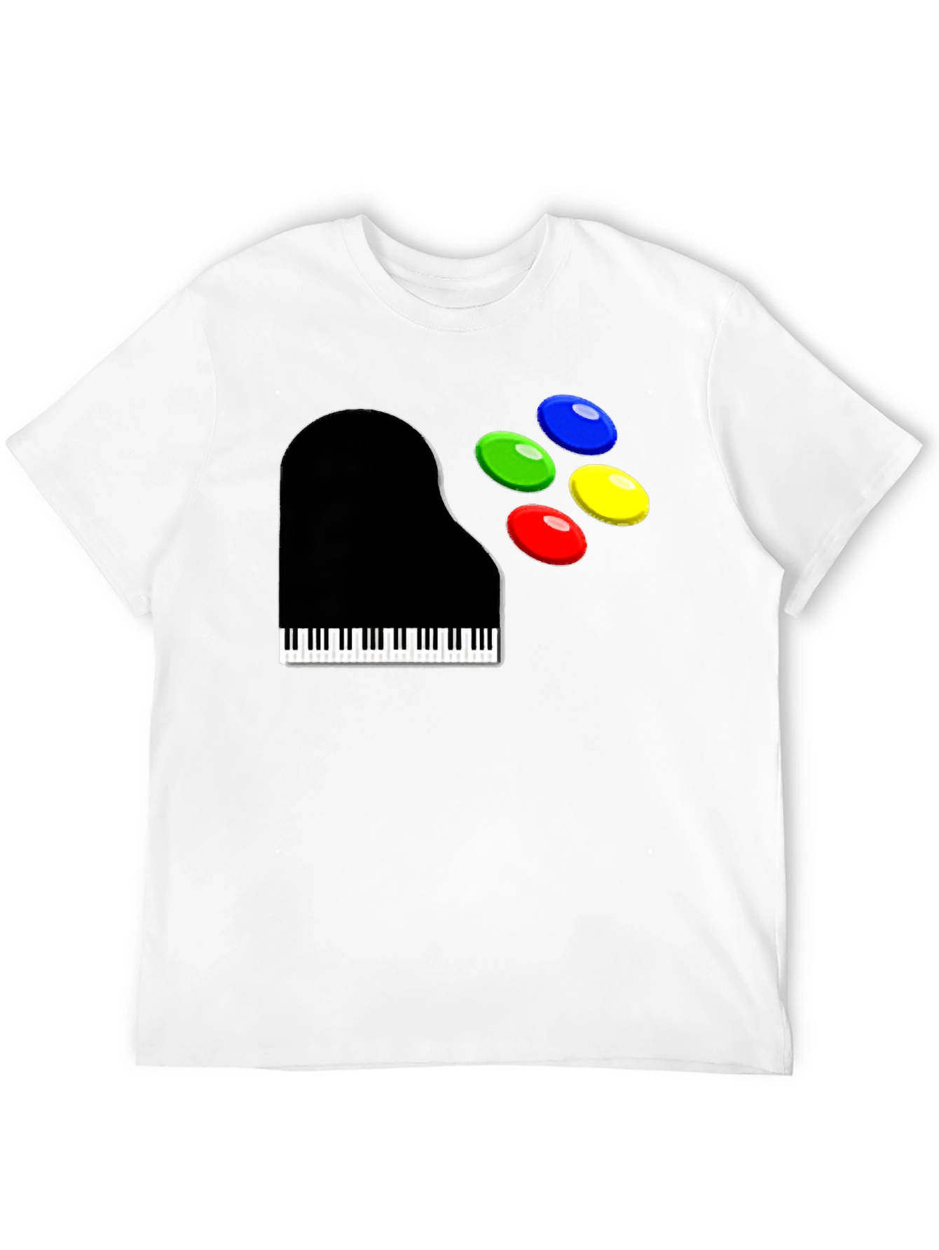 Piano and Game Controller T-Shirt