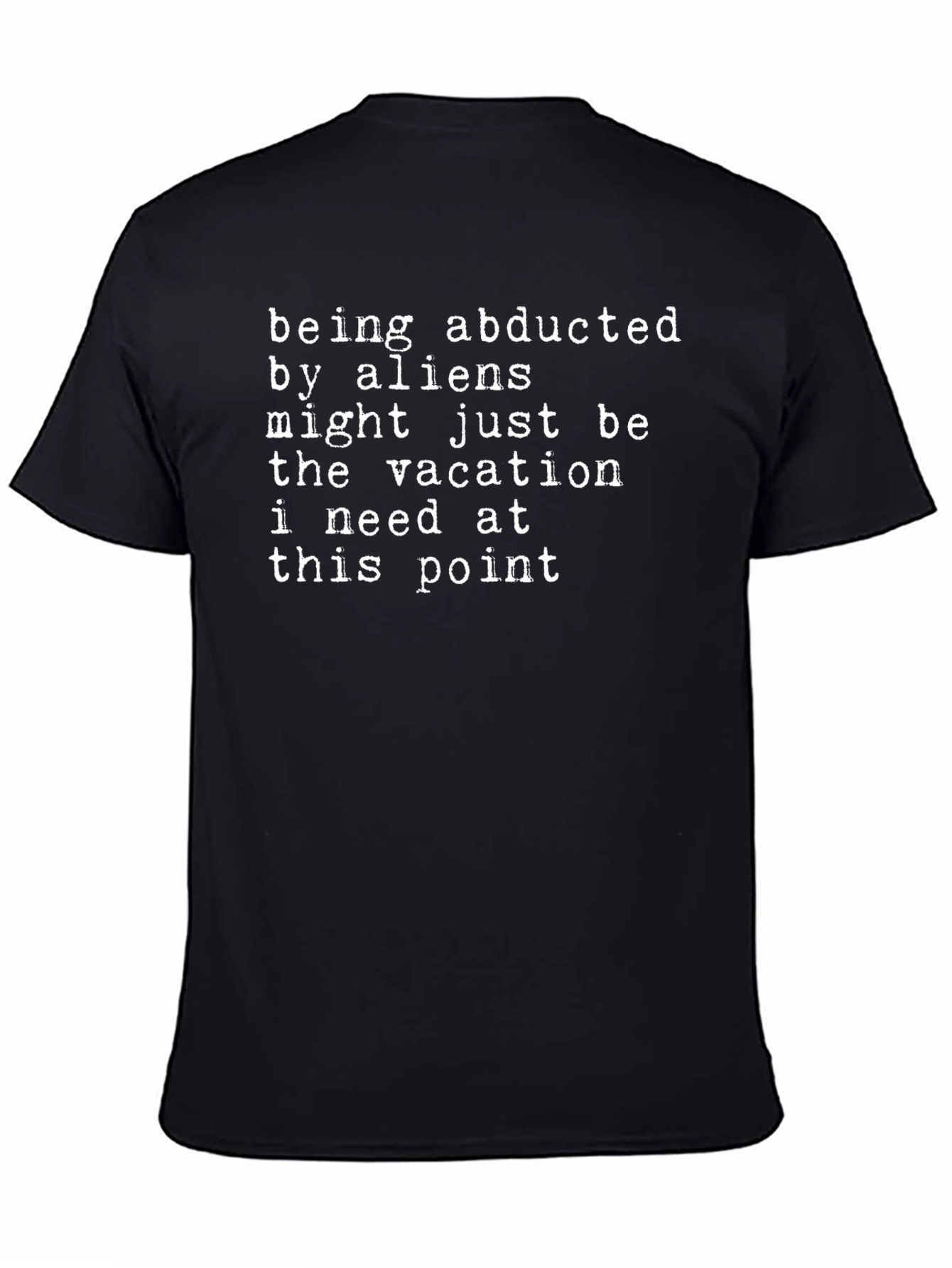 Alien Abduction Vacation T-Shirt - Funny Graphic Tee