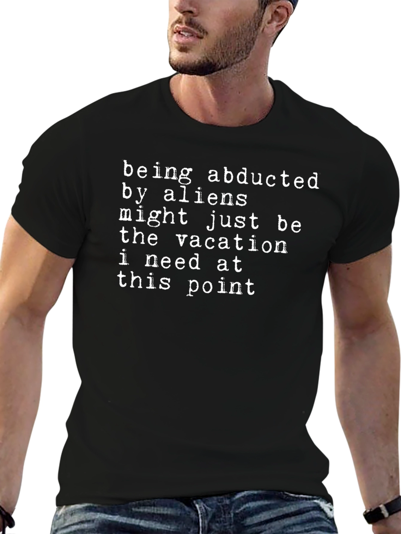 Alien Abduction Vacation T-Shirt - Funny Graphic Tee