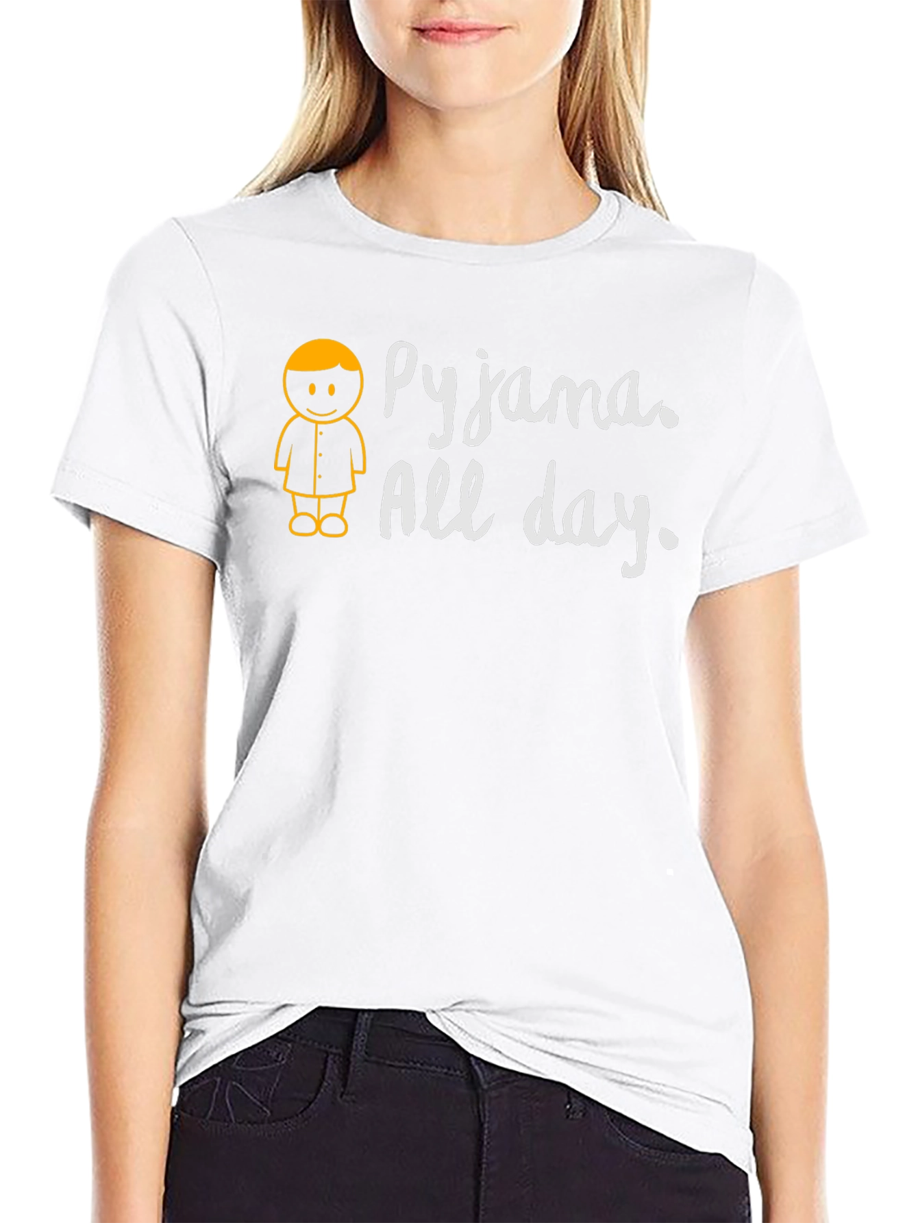Pajama All Day Graphic Tee - Mens Black T-Shirt