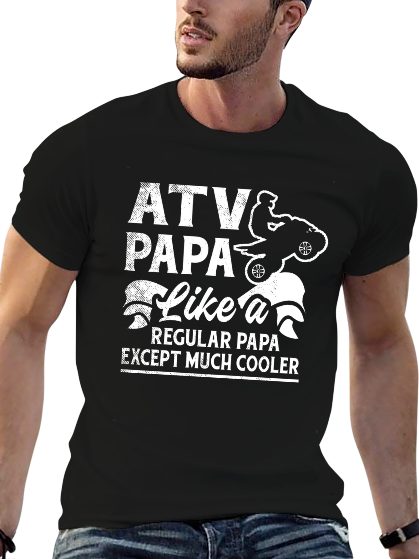 ATV Papa T-Shirt - Cool Fathers Day Gift