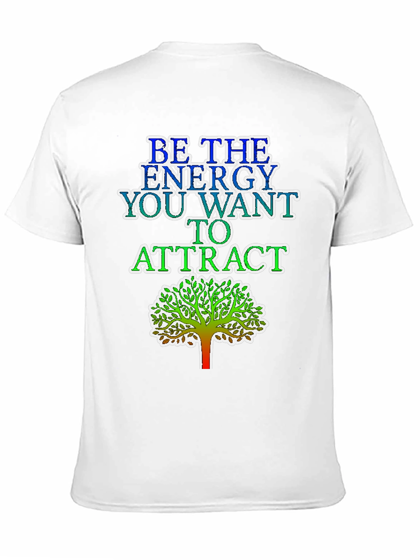 Energy Tree Graphic Tee - Black Casual T-Shirt