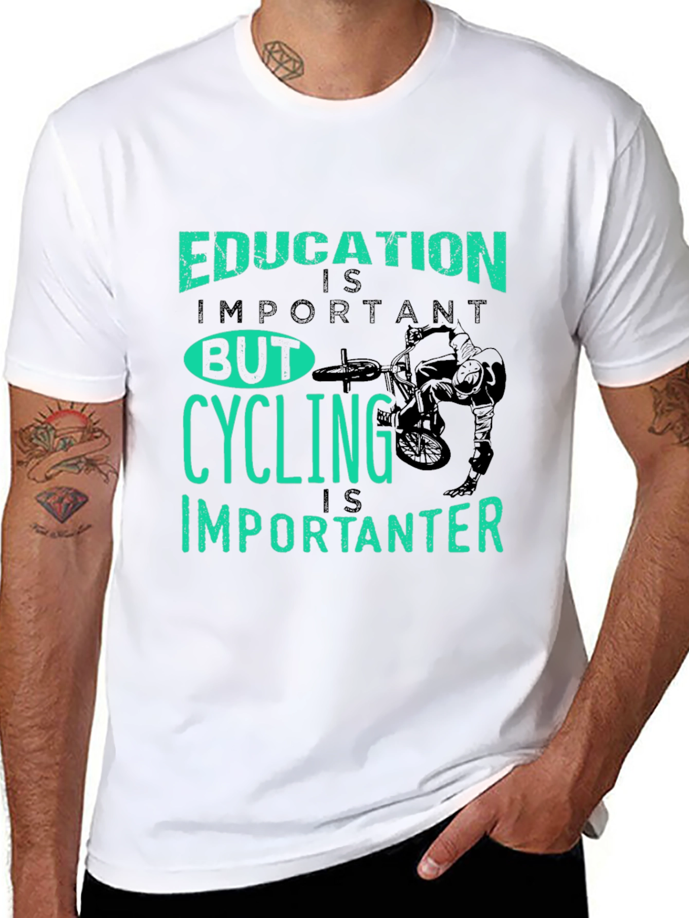 Cycling is Importanter Graphic Tee