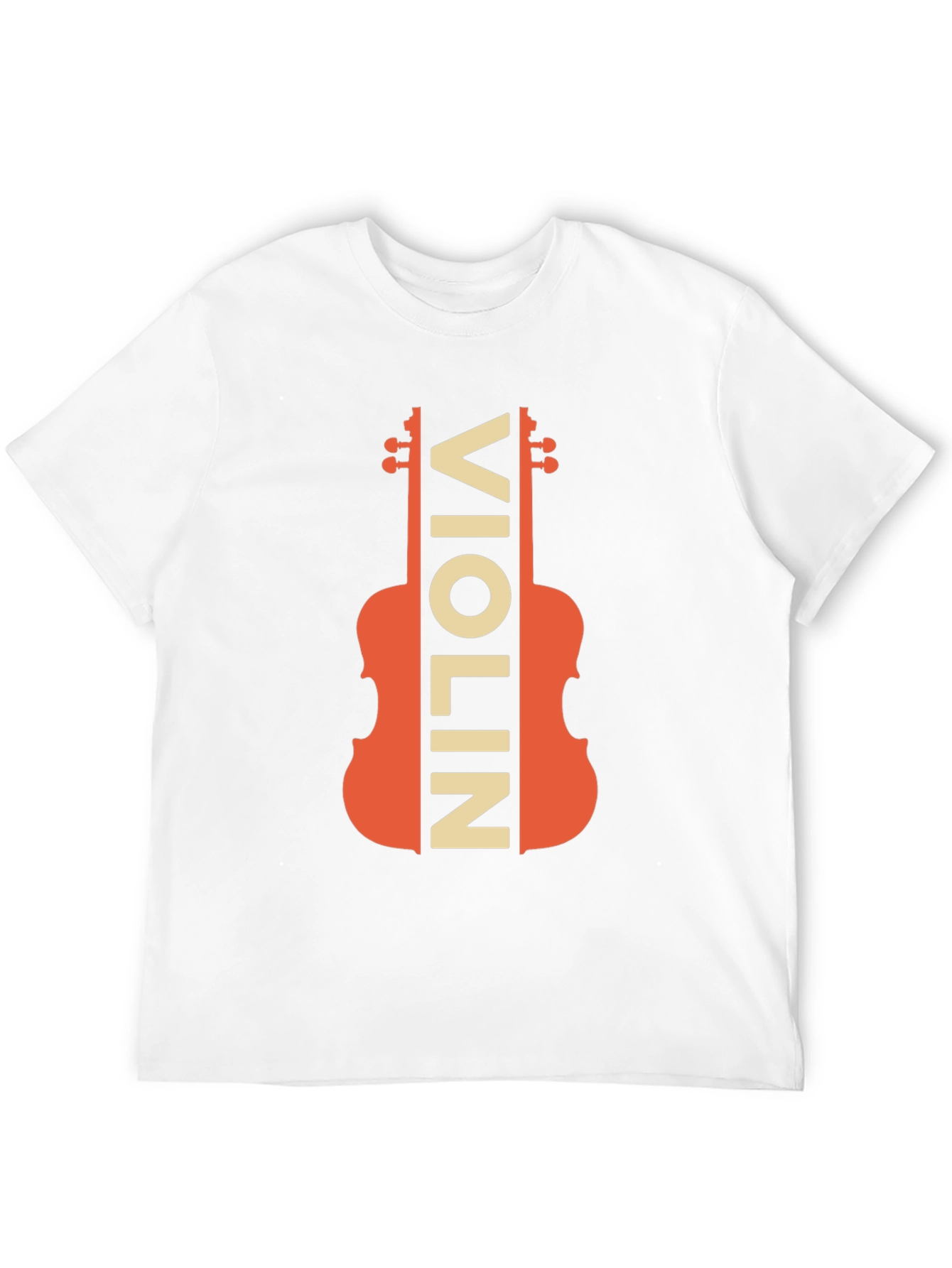 Violin Graphic Tee - Musicians Novelty T-Shirt