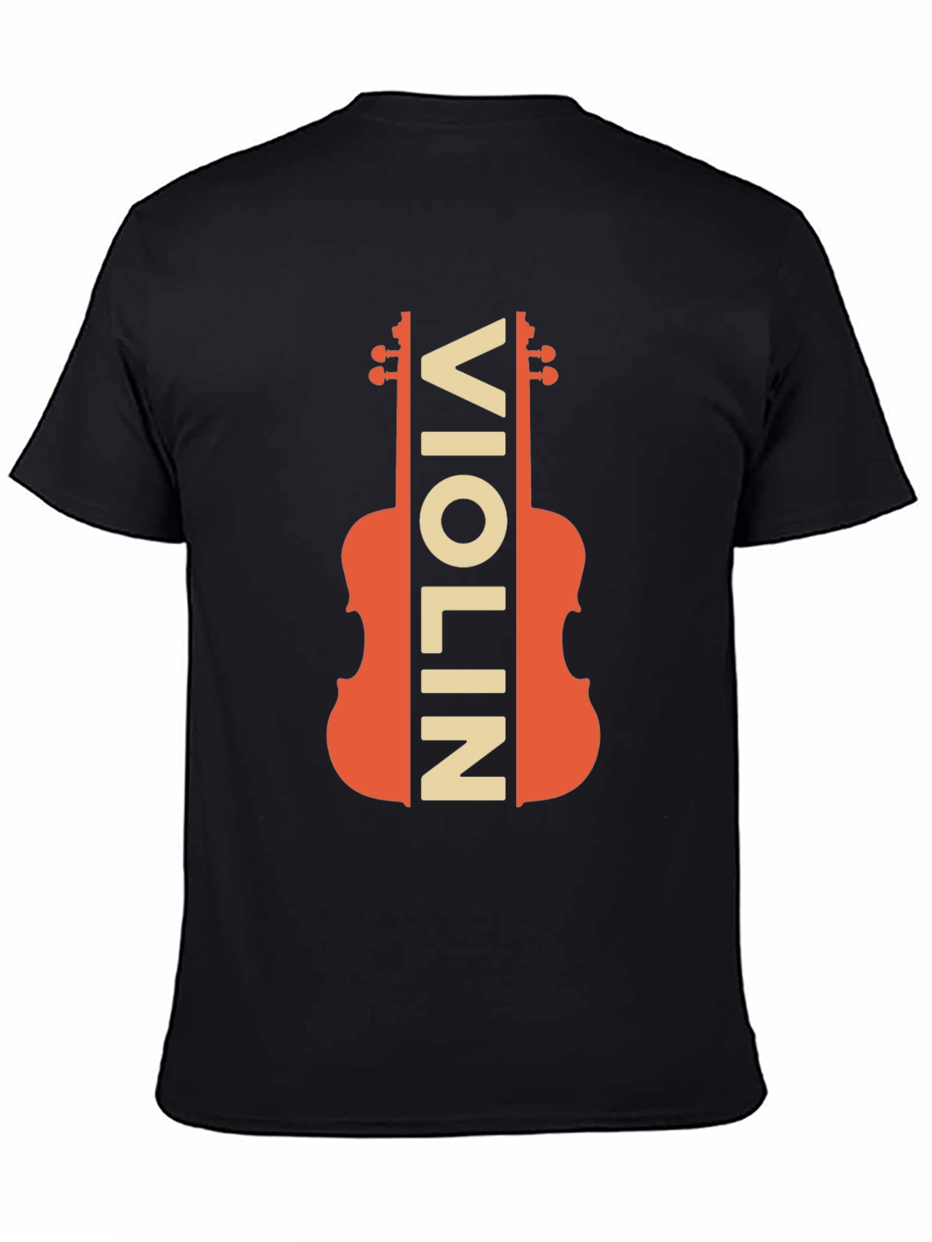 Violin Graphic Tee - Musicians Novelty T-Shirt