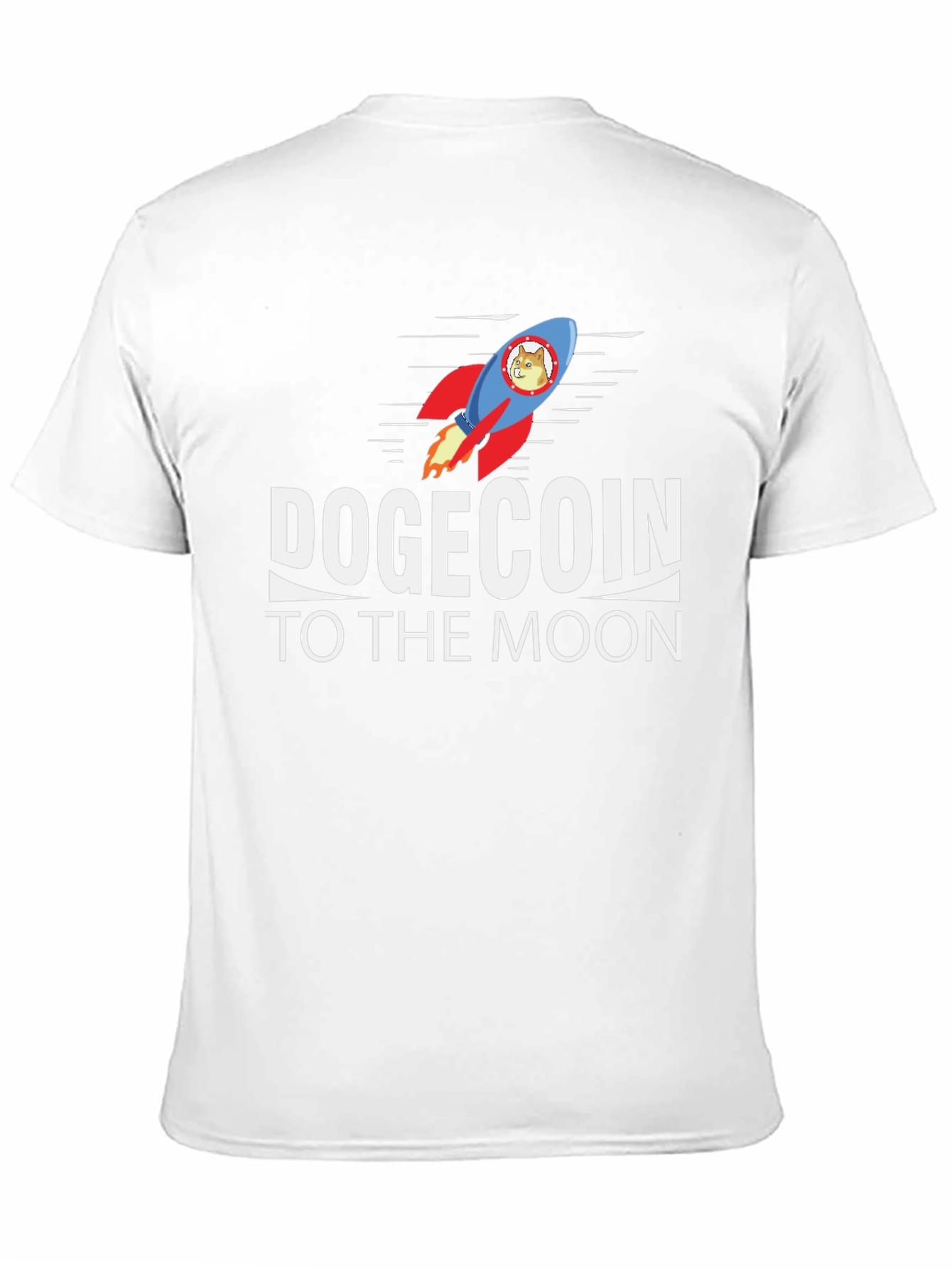 DogeCoin To The Moon Black T-Shirt