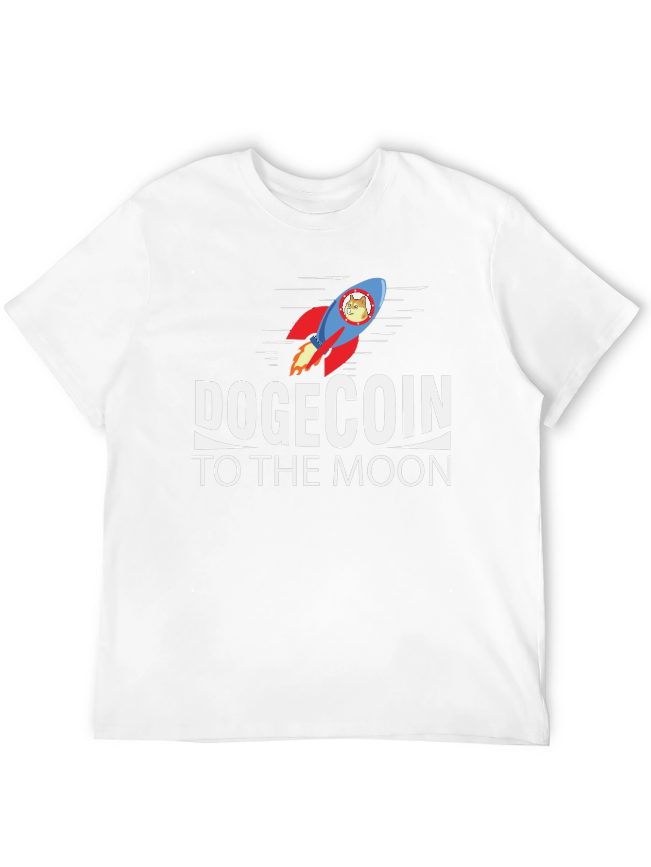 DogeCoin To The Moon Black T-Shirt