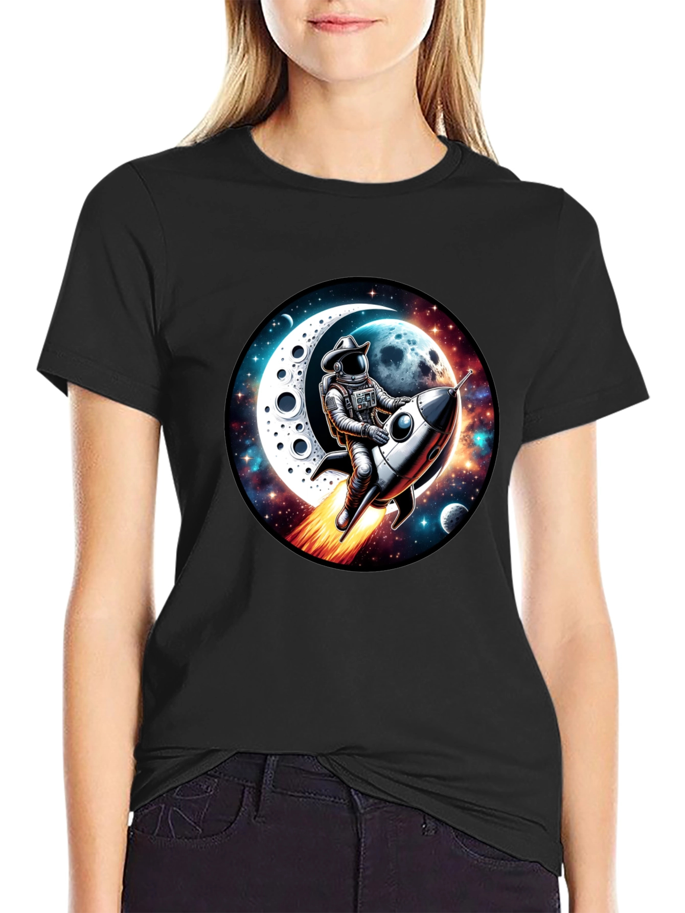 Astronaut Rocket Ride T-Shirt