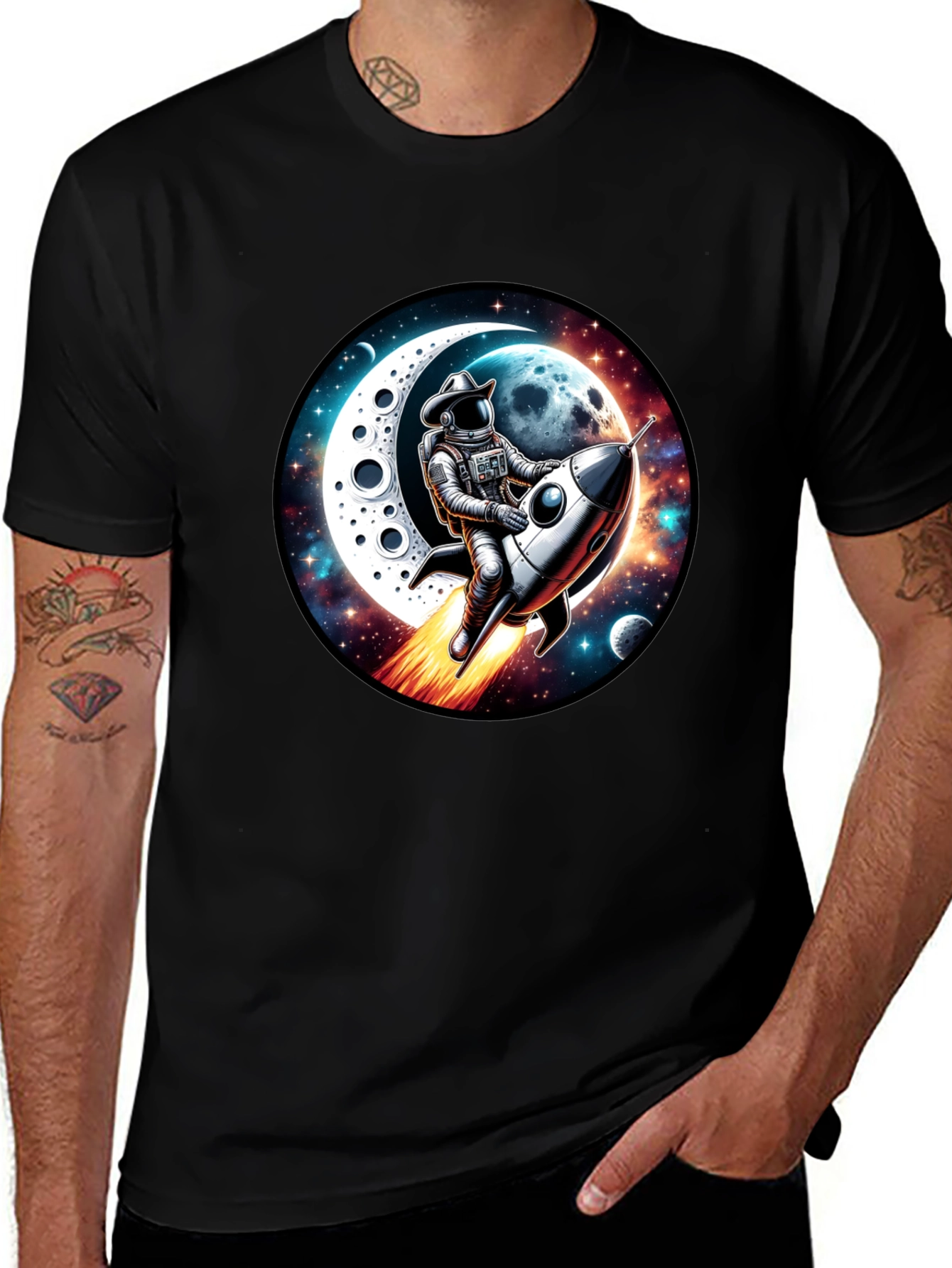 Astronaut Rocket Ride T-Shirt