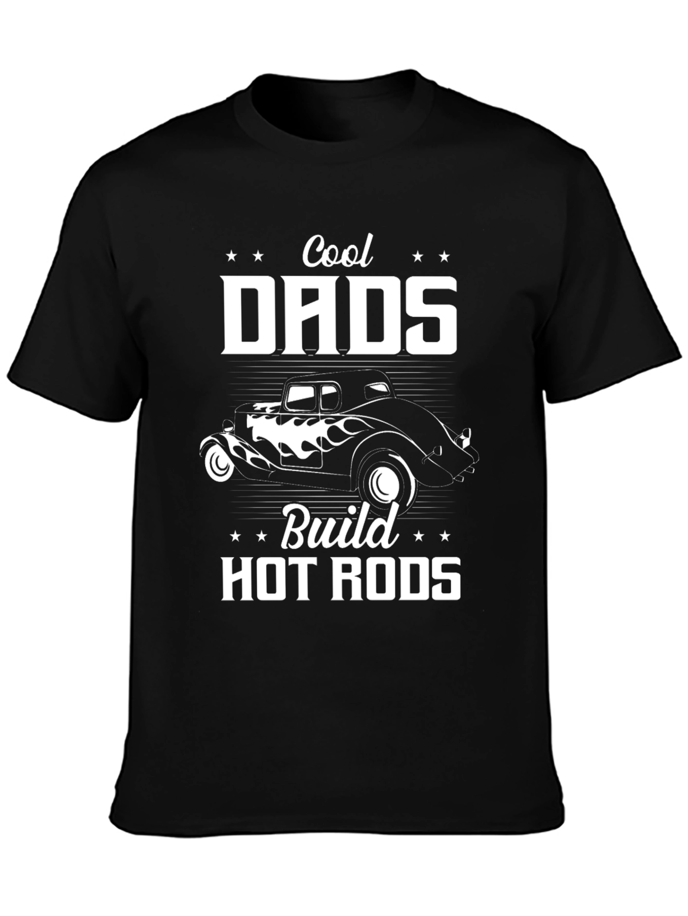 Cool Dads Build Hot Rods Graphic T-Shirt