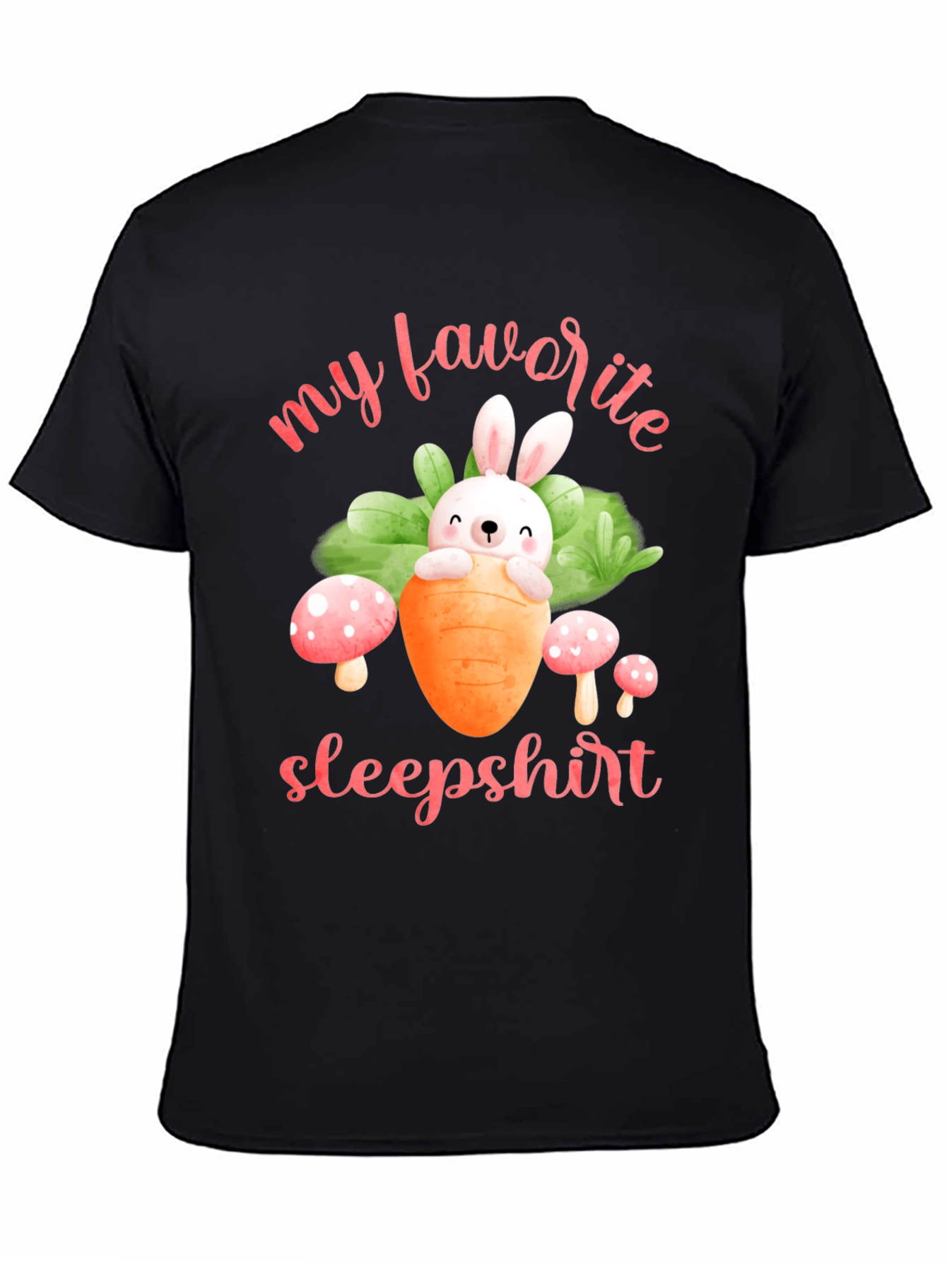 Cute Bunny Carrot Sleepshirt T-Shirt