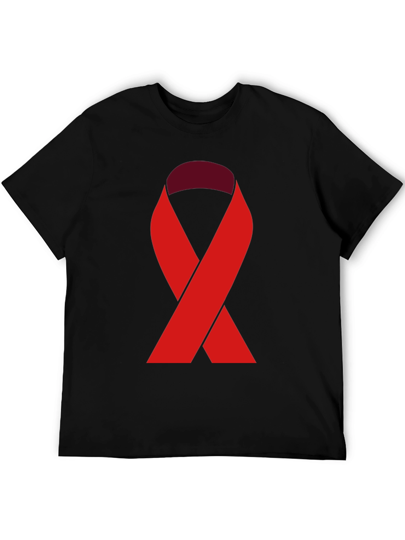 Red Ribbon Tee - Support Cause Awareness