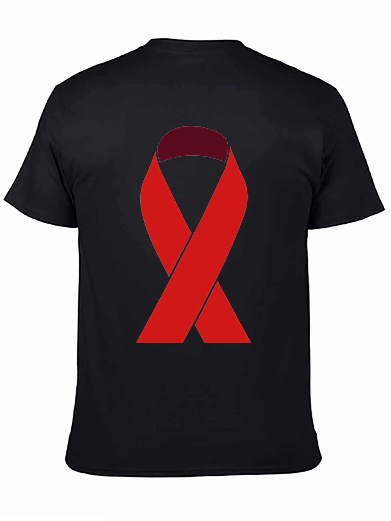 Red Ribbon Tee - Support Cause Awareness