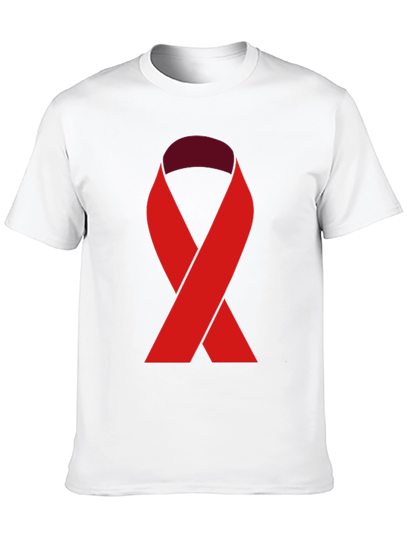 Red Ribbon Tee - Support Cause Awareness