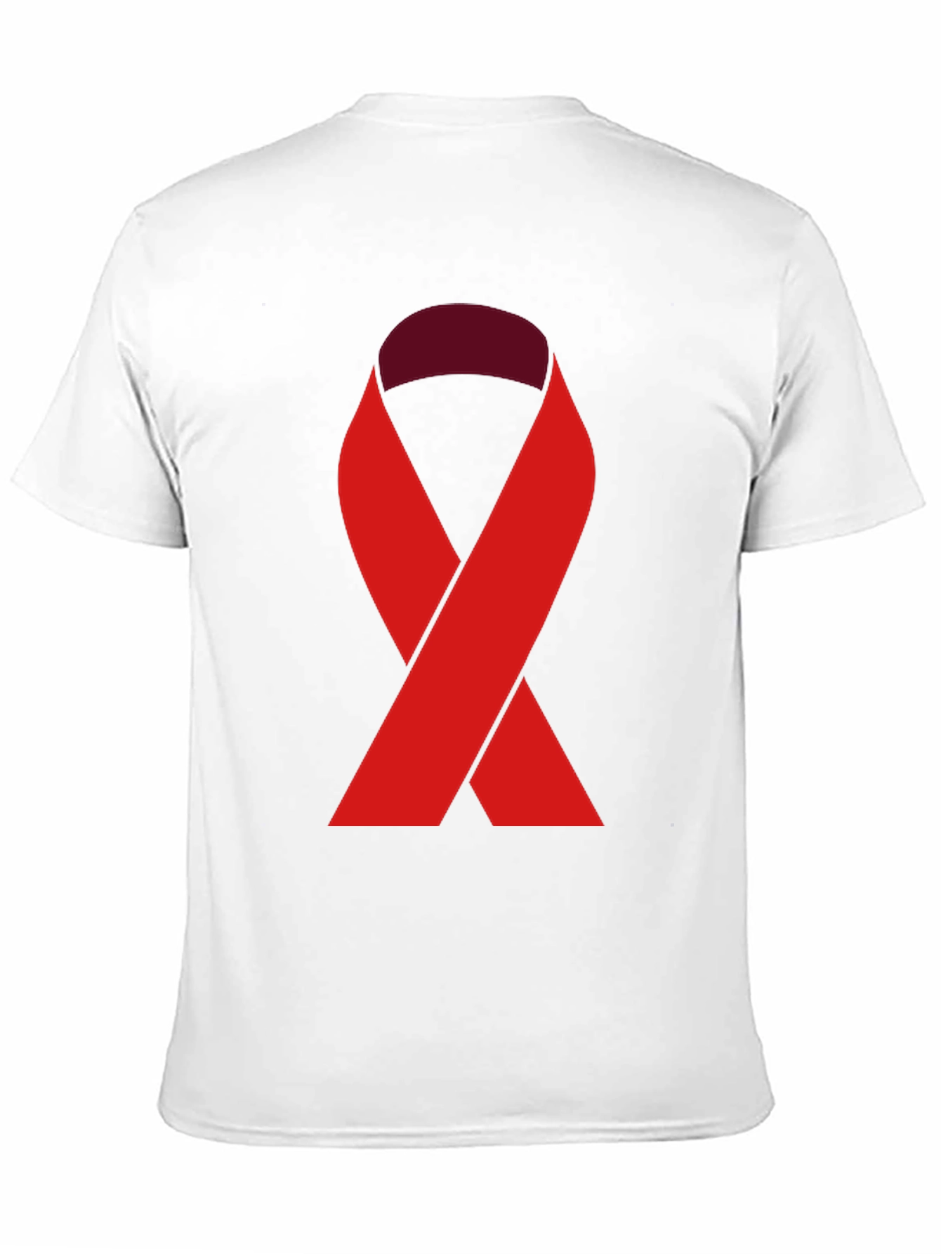 Red Ribbon Tee - Support Cause Awareness