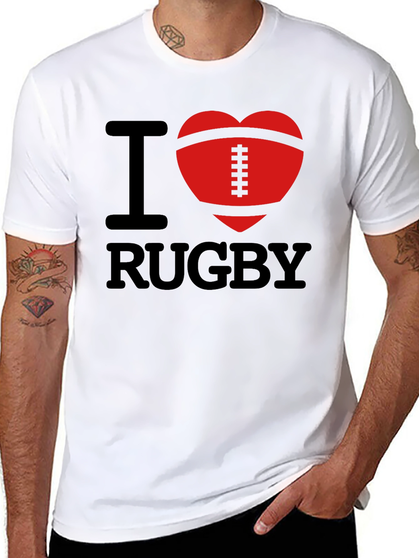 I Love Rugby T-Shirt