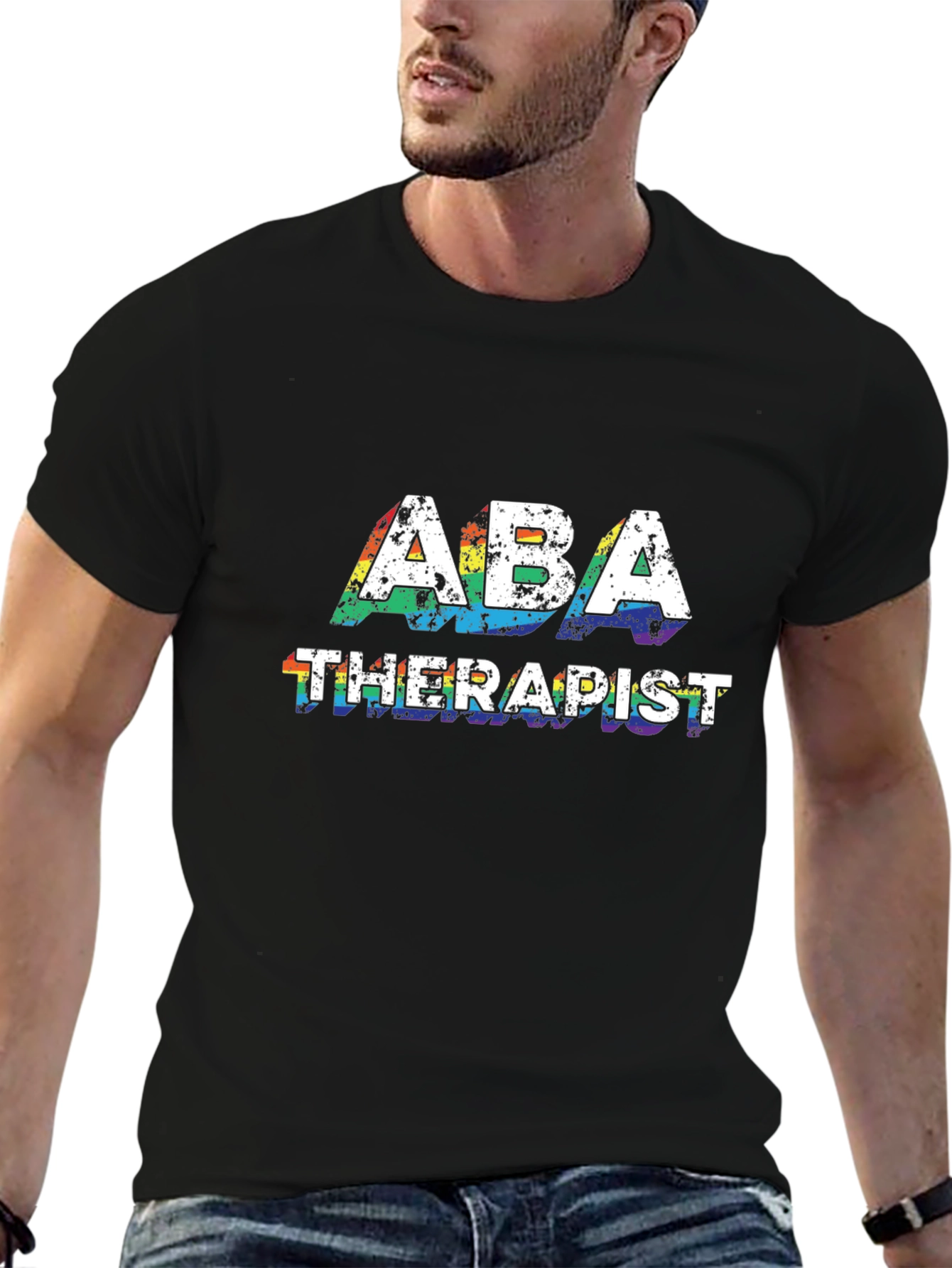 ABA Therapist Rainbow Pride T-Shirt