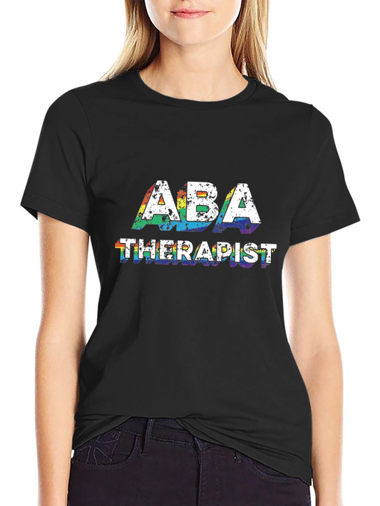 ABA Therapist Rainbow Pride T-Shirt
